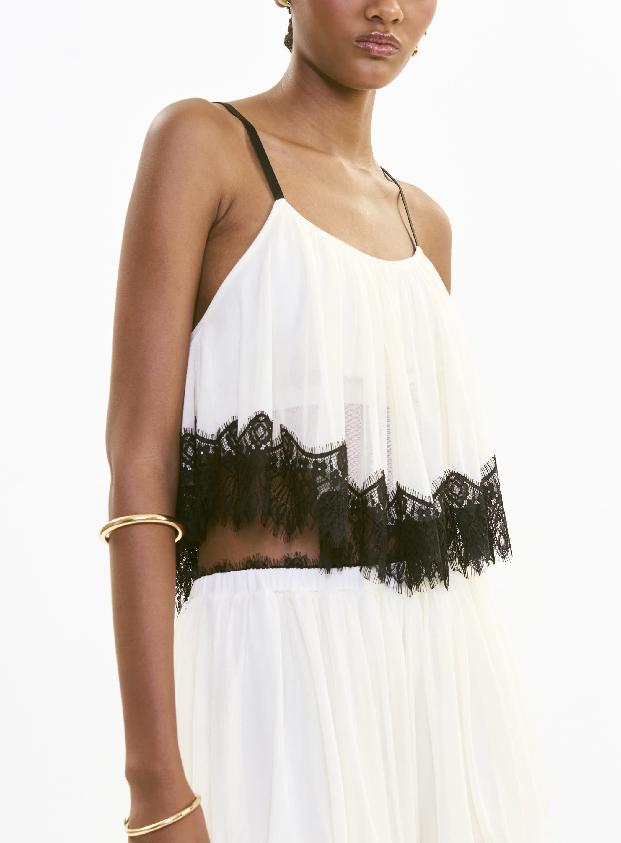 BLUSA TULE RENDA PP OFF SHELL