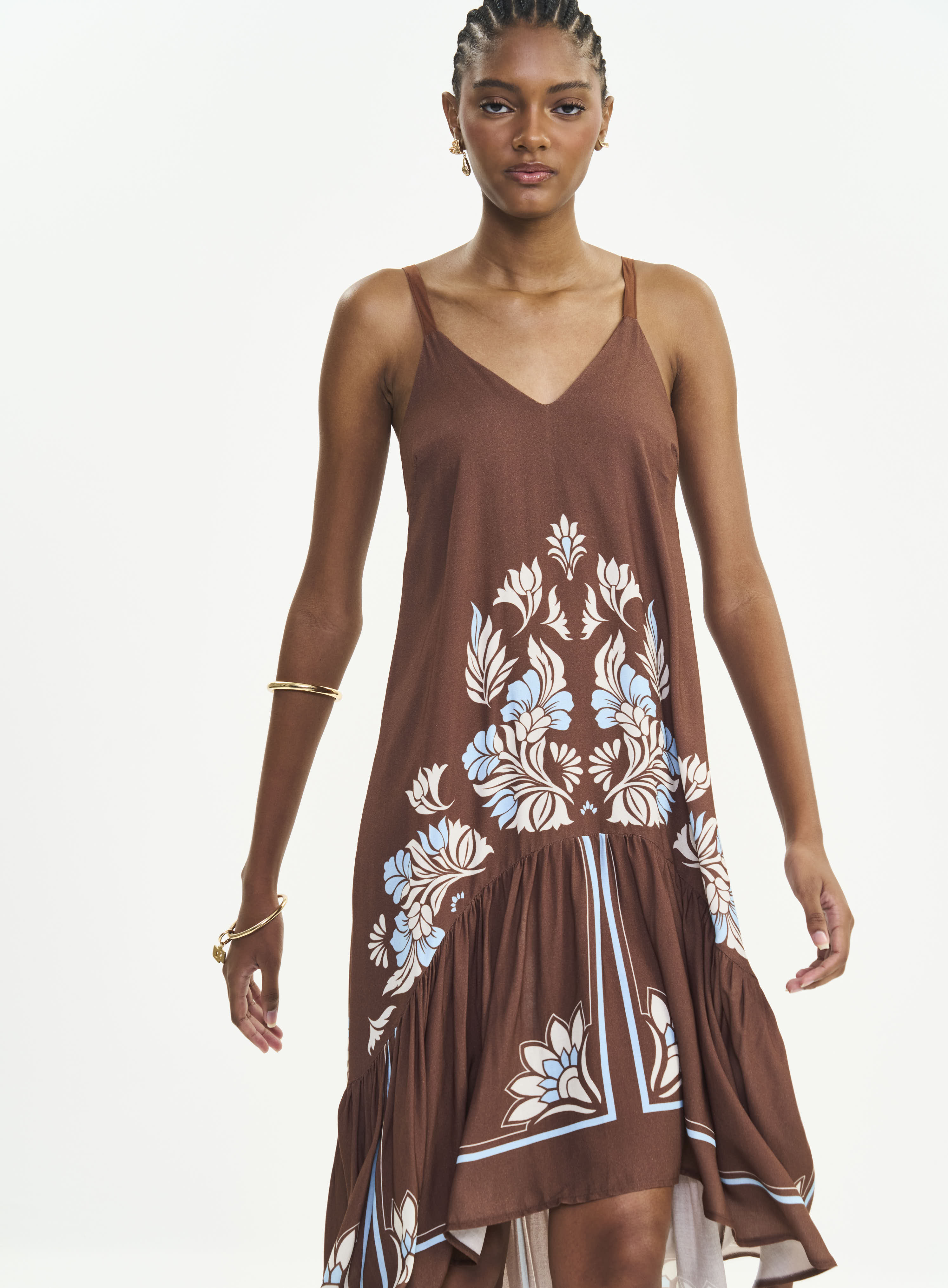 VESTIDO ESTAMPADO M ORNAMENTS II