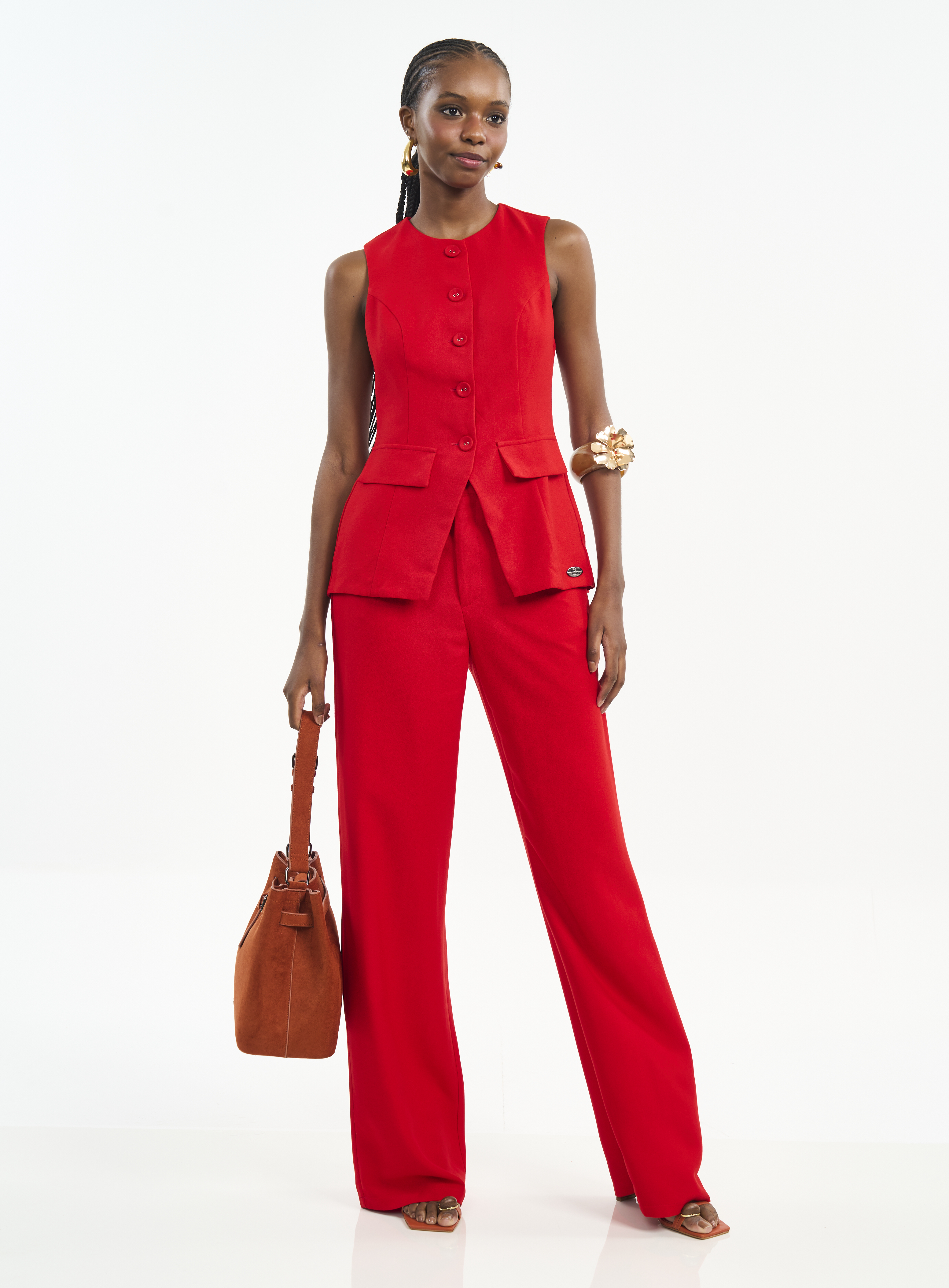 BLUSA COLCCI P VERMELHO SPARKL