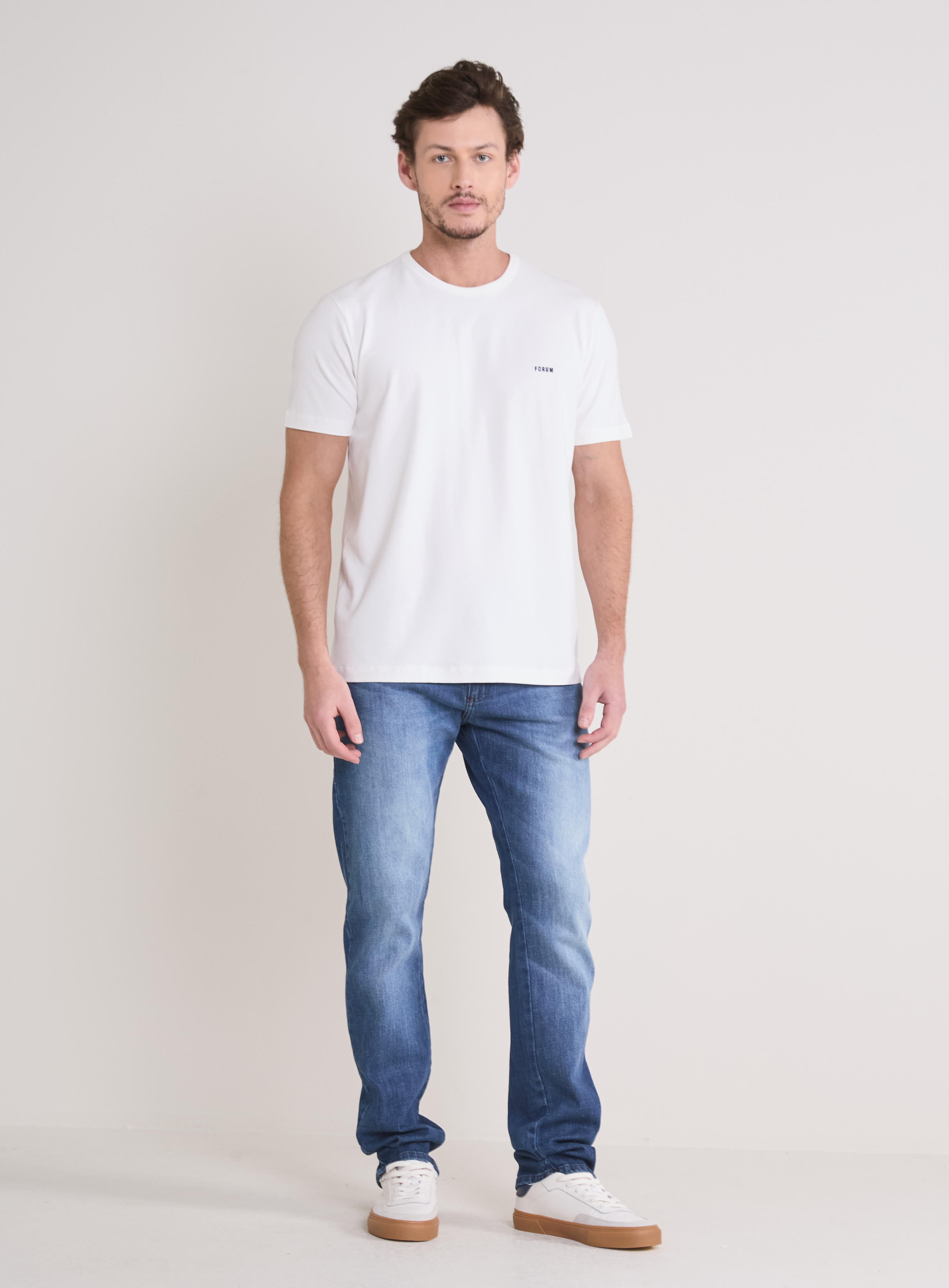 CALÇA JANS PAUL SLIM 38 INDIGO