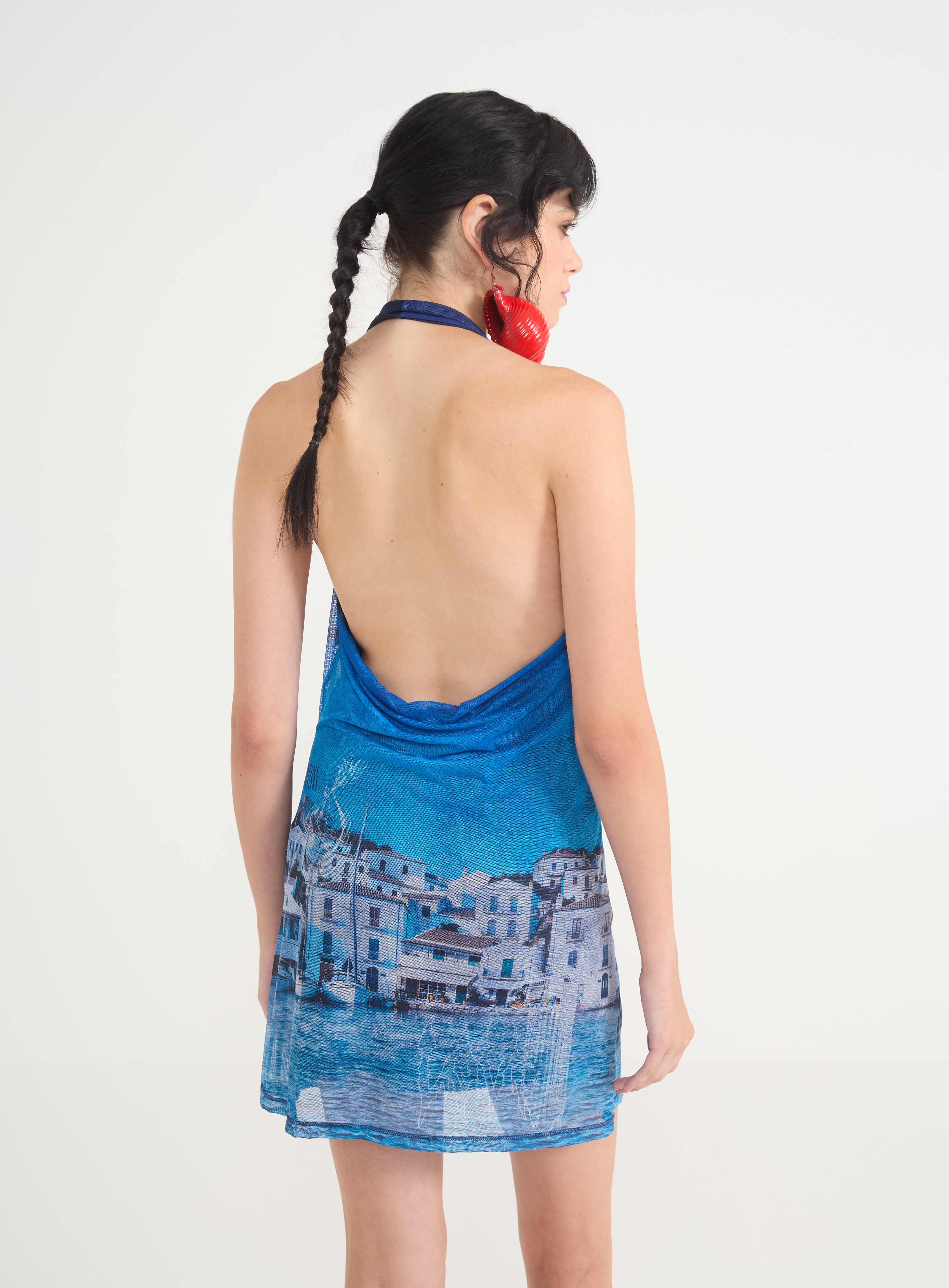 VESTIDO TULE ESTAMPADO PP VELEIRO