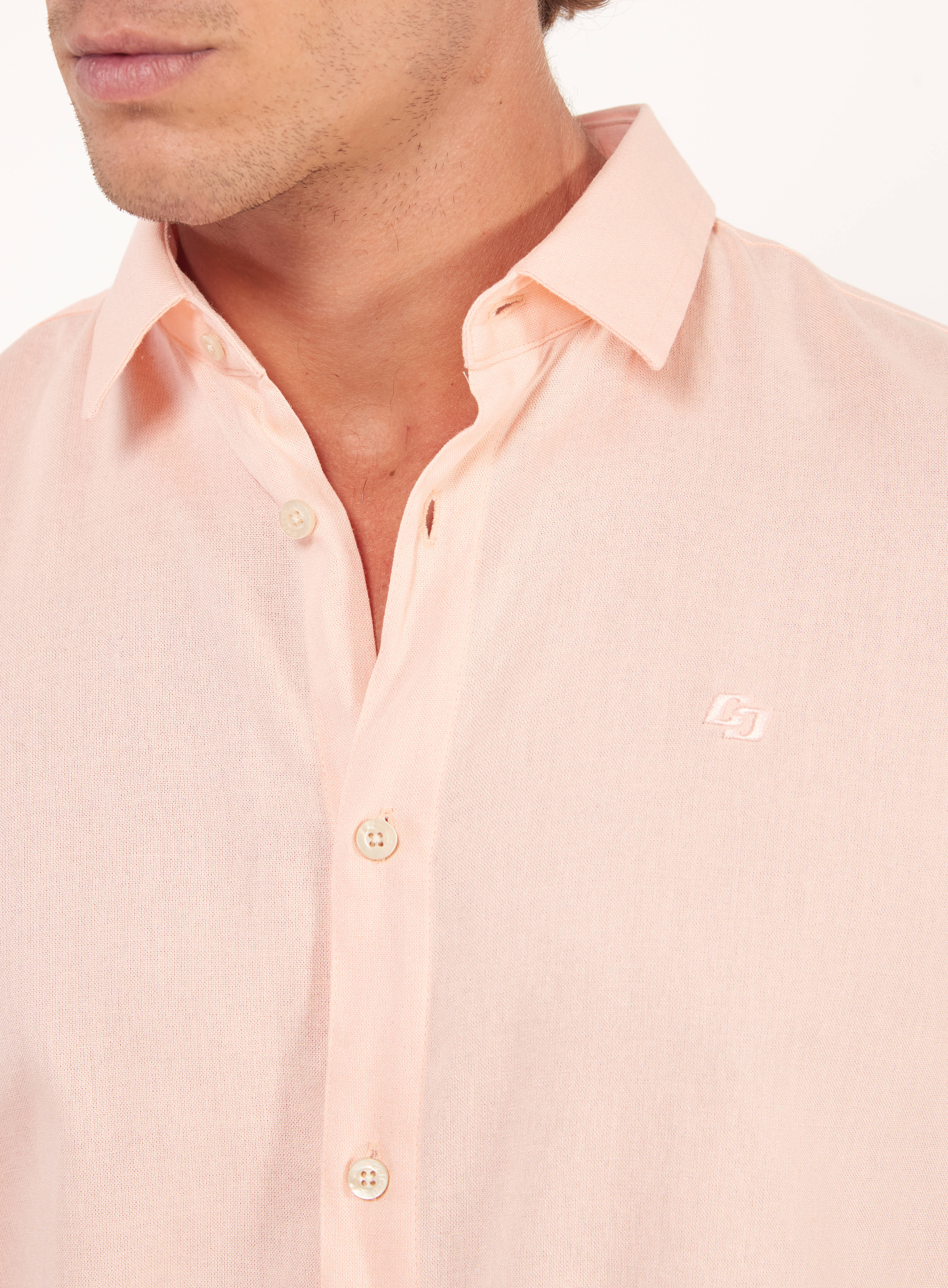 CAMISA LINHO RELAX G ROSA GLOVE