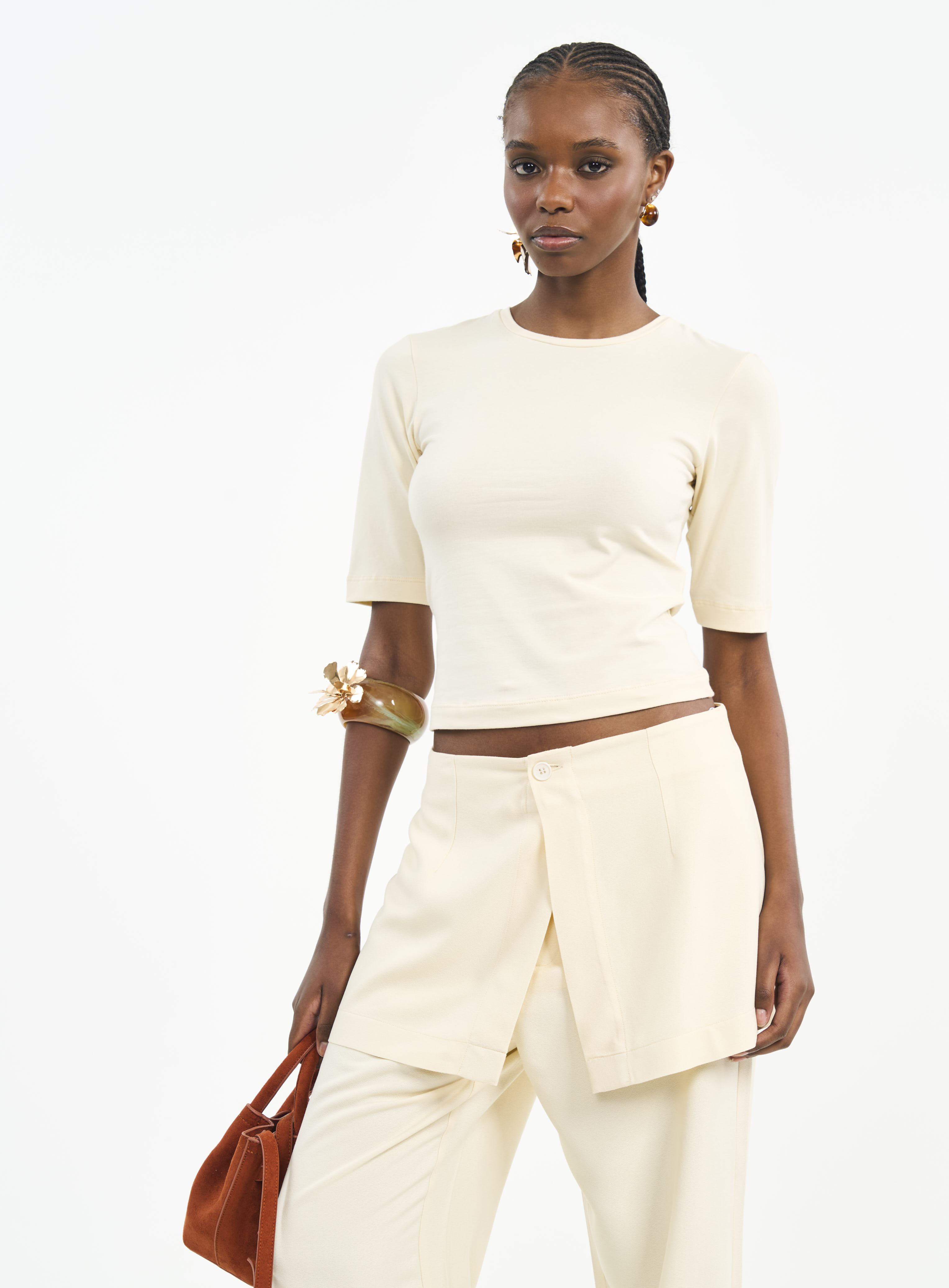 CAMISETA COLCCI G MARROM TIRAMISU