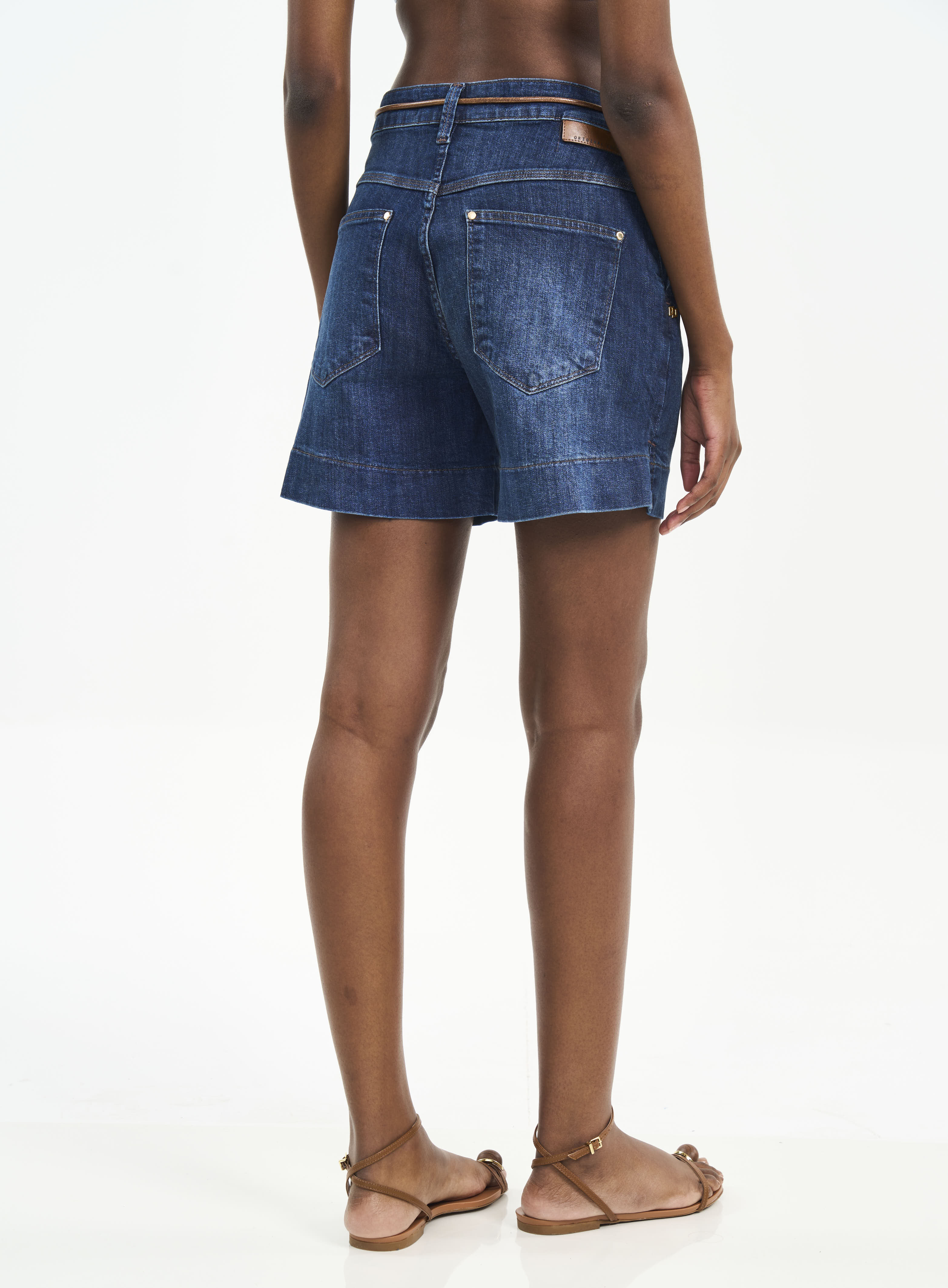 BERMUDA JEANS DARIA 36 INDIGO