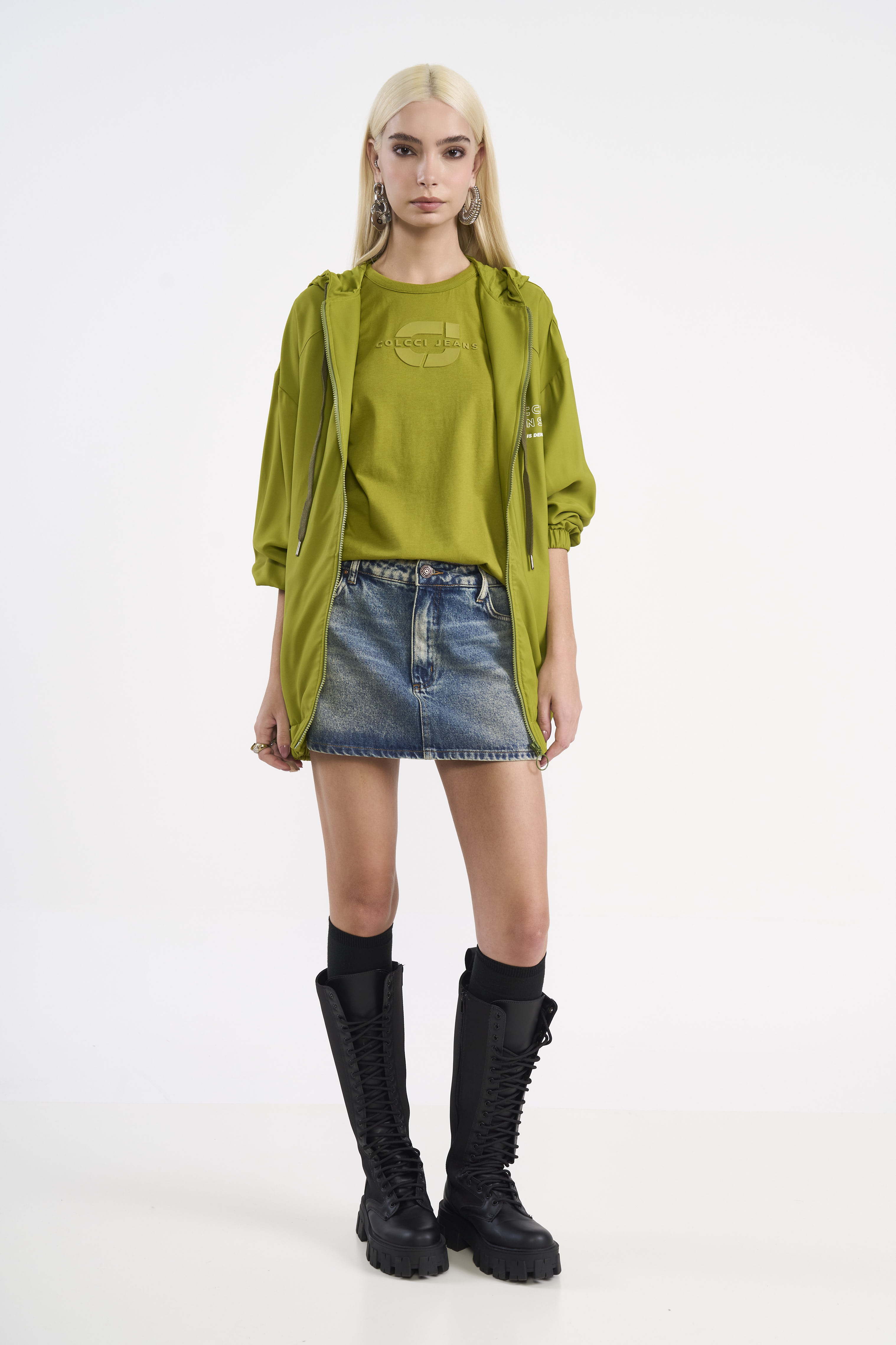 CAMISETA COLCCI JEANS GG VERDE BOOK