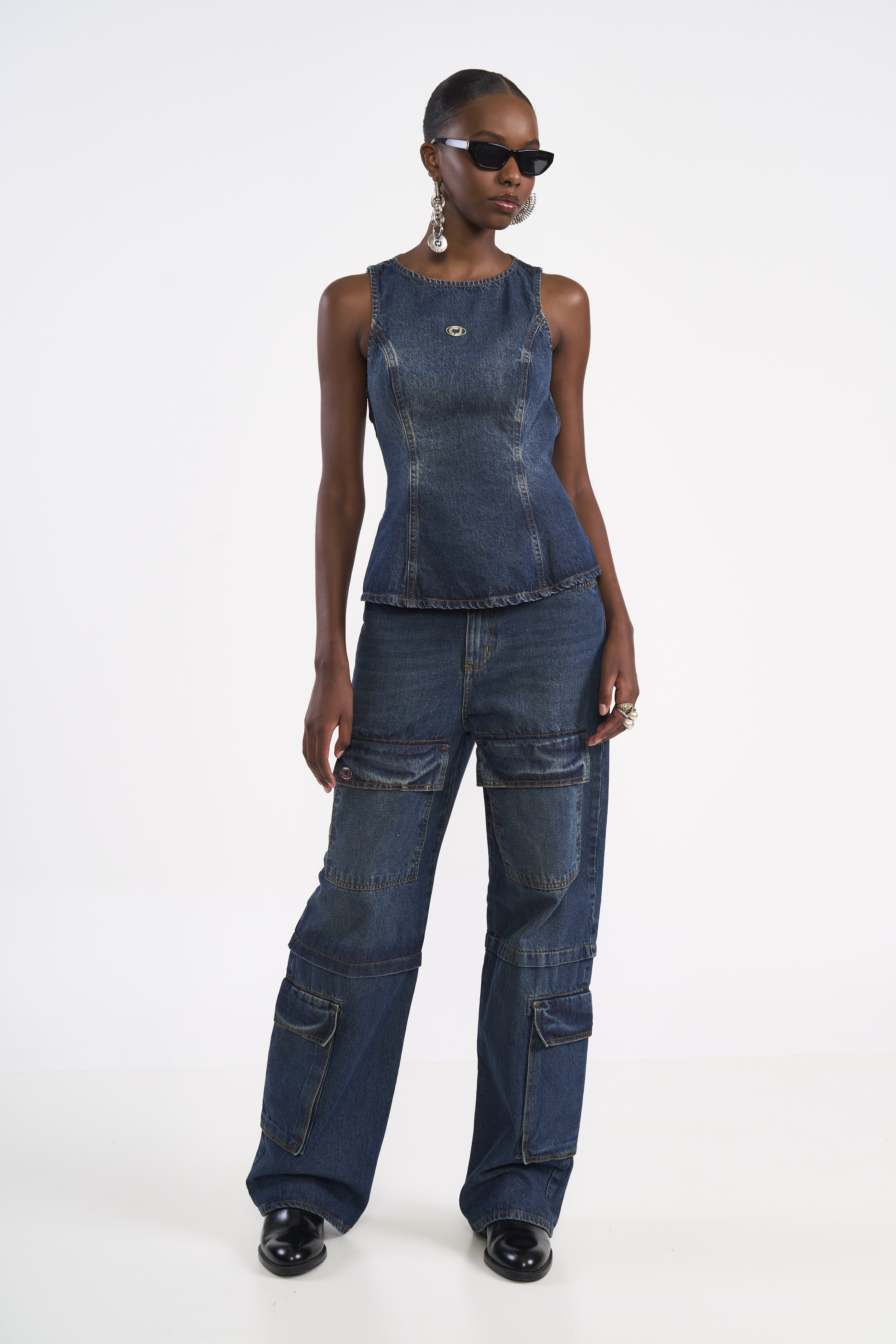 CALÇA JEANS SEUL 42 INDIGO
