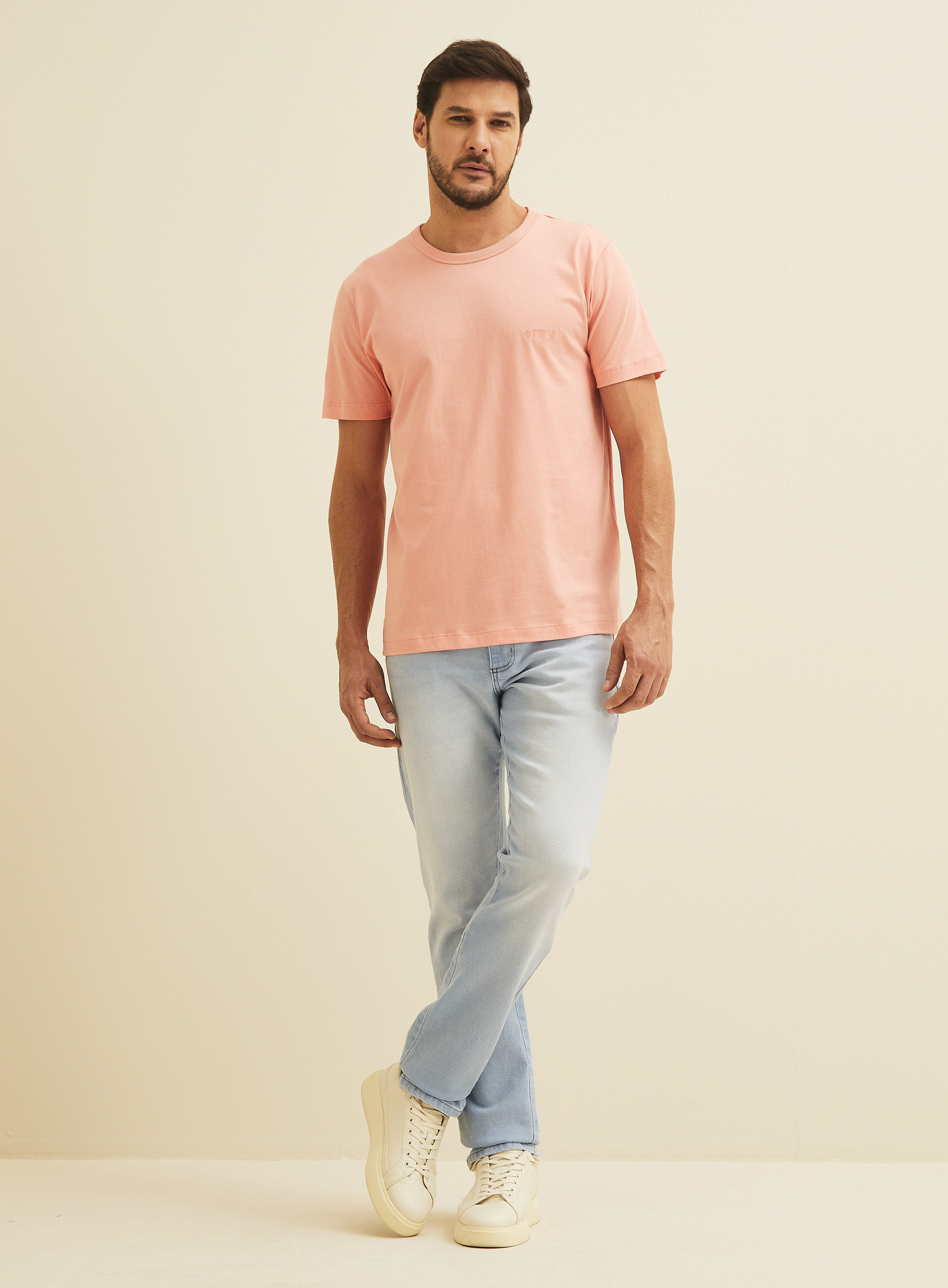 CAMISETA FORUM M ROSA CANDY PEACH