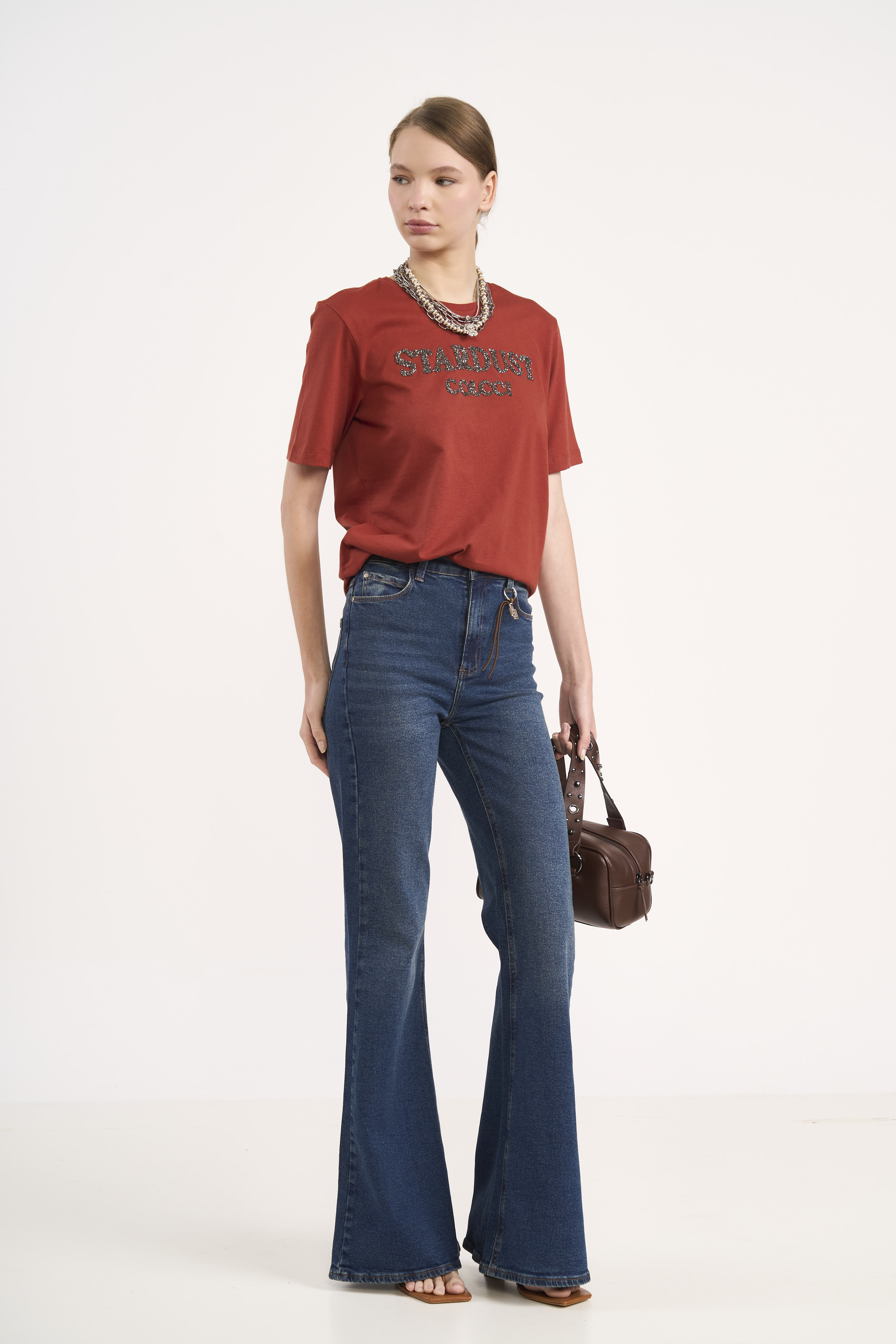 CAMISETA COLCCI PP MARROM BRICKLANE