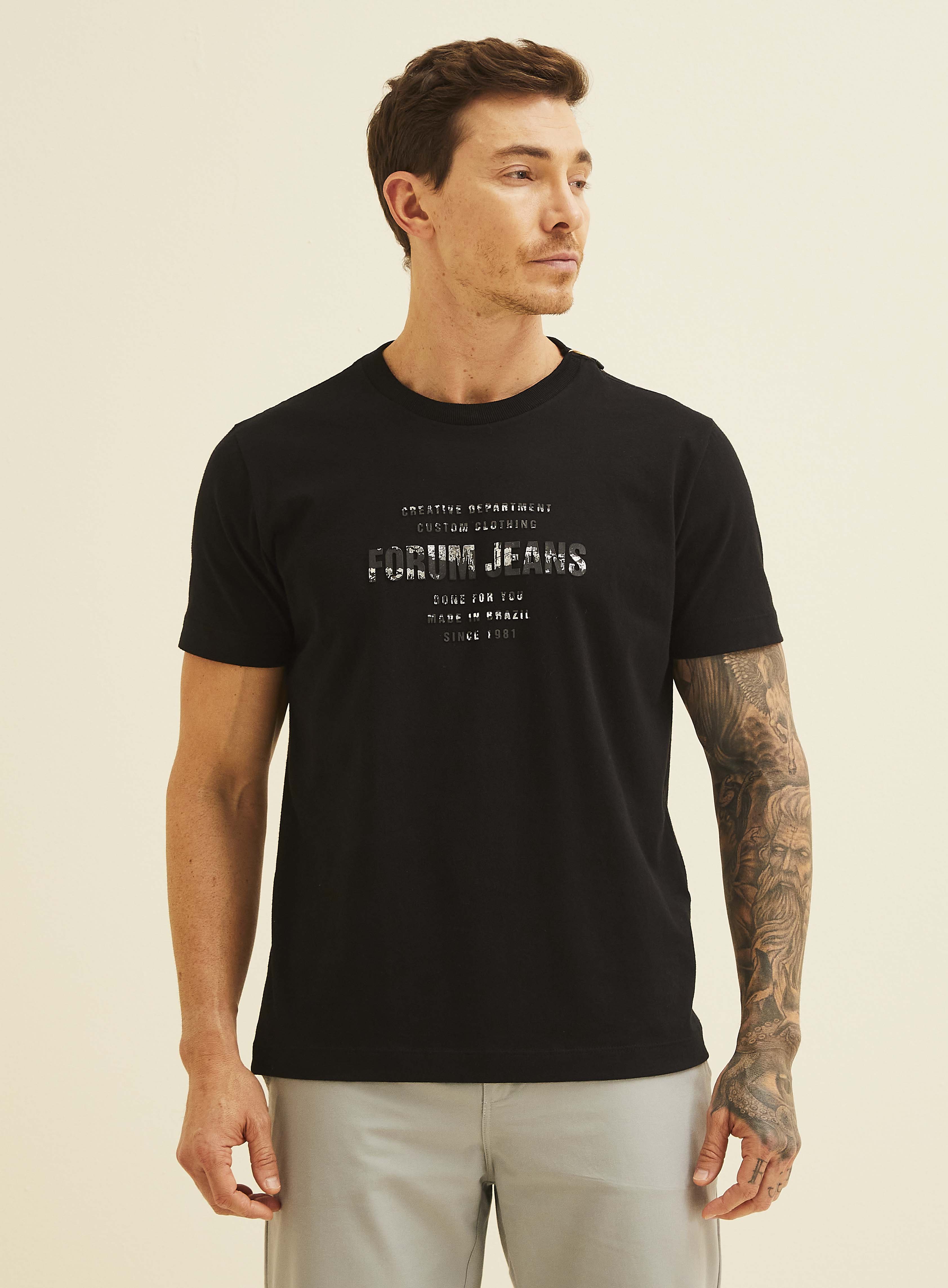CAMISETA FORUM M PRETO