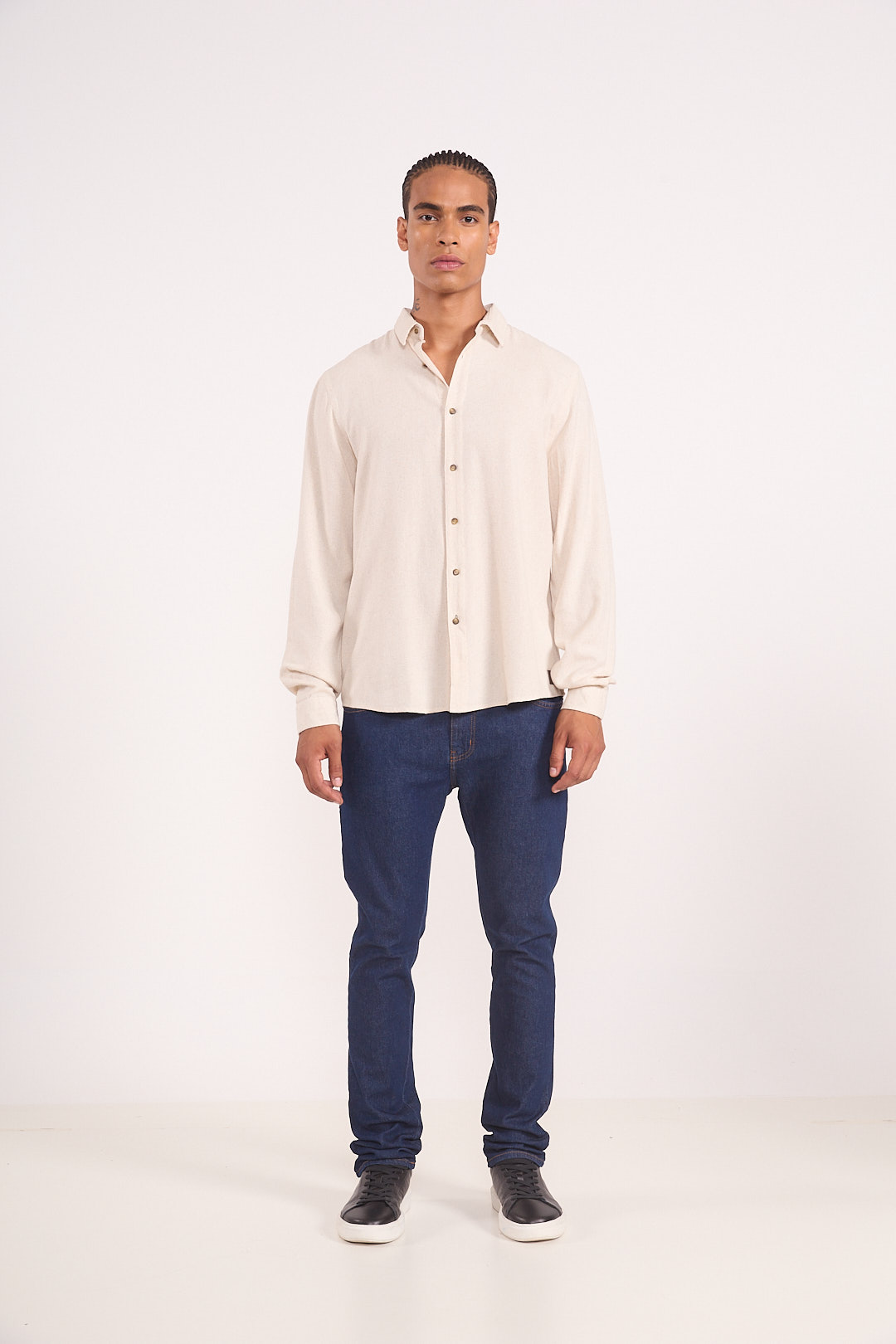 CAMISA LINHO RELAX G PRETO