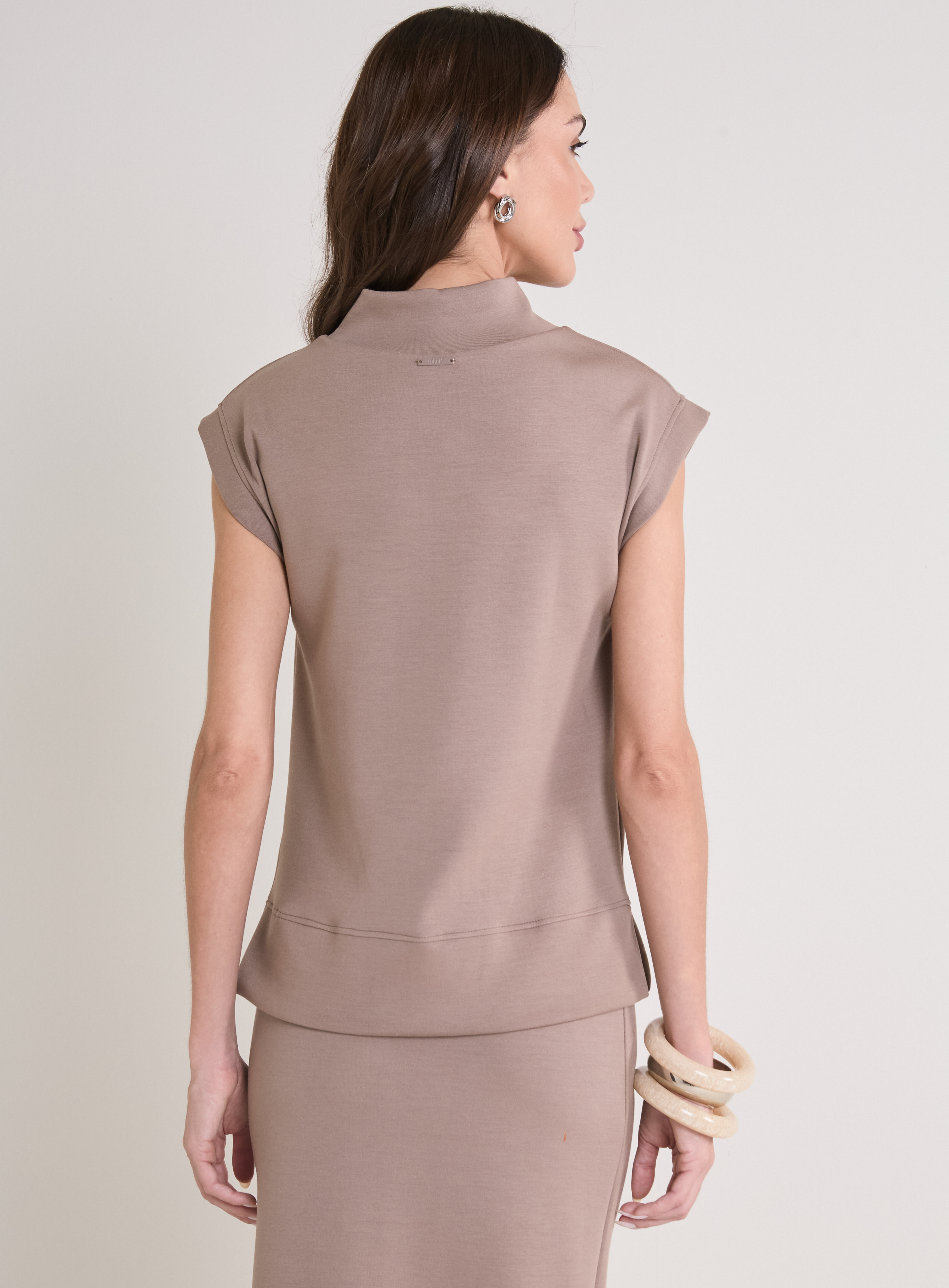 BLUSA FORUM M MARROM NOZ MOSC