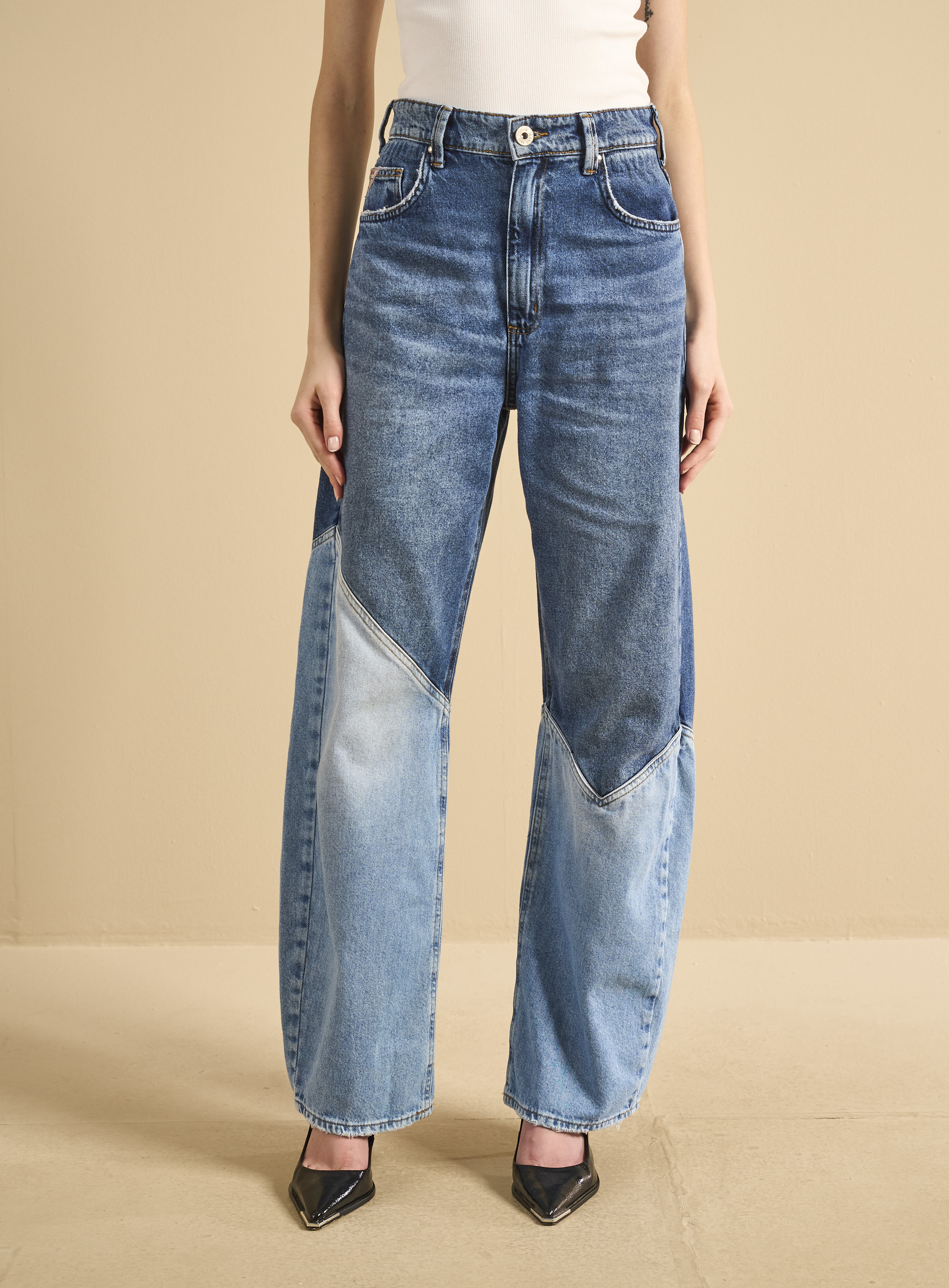 CALÇA JEANS LOW CURVE 38 INDIGO
