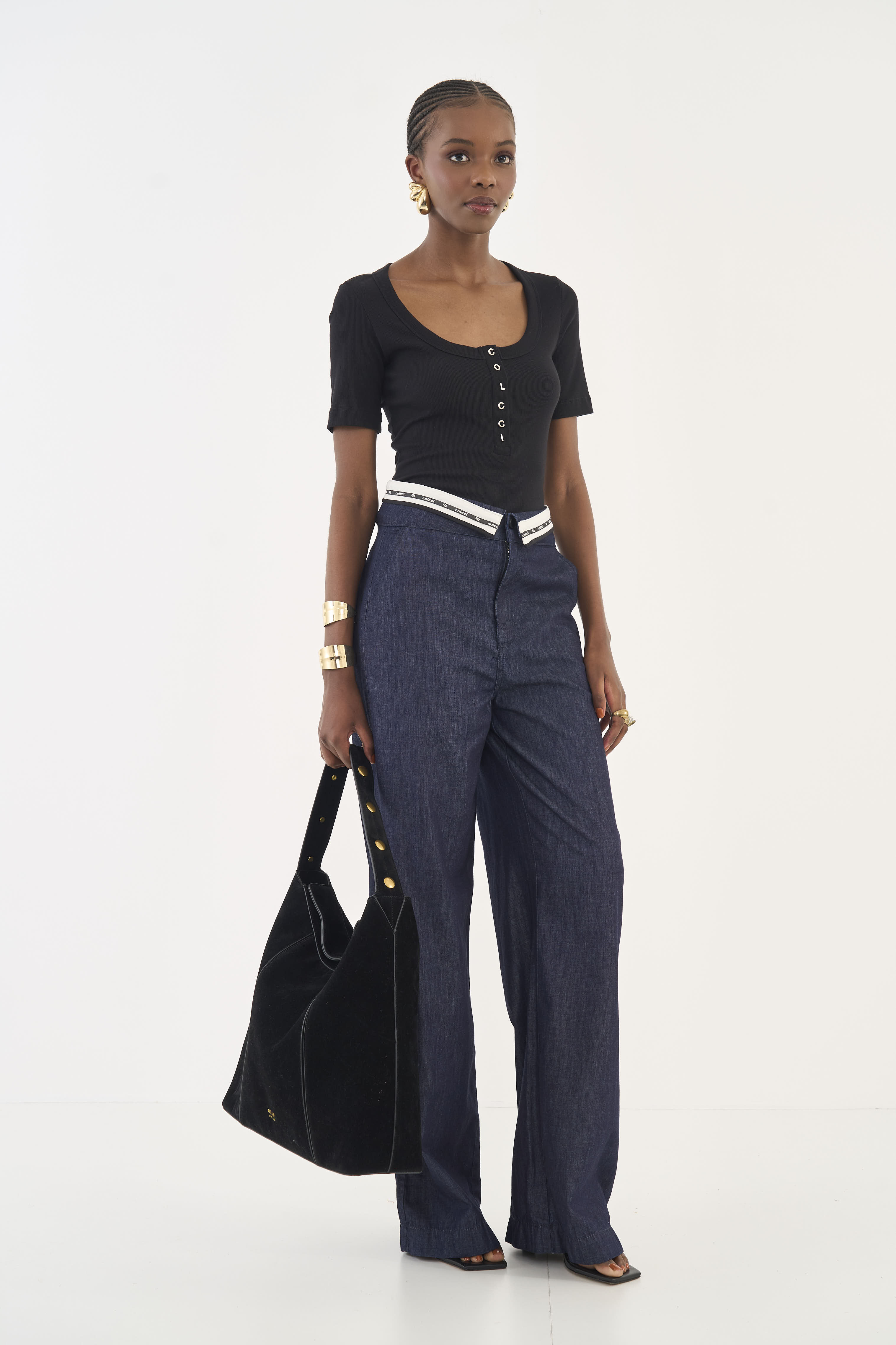 CALÇA JEANS JOANA 40 INDIGO