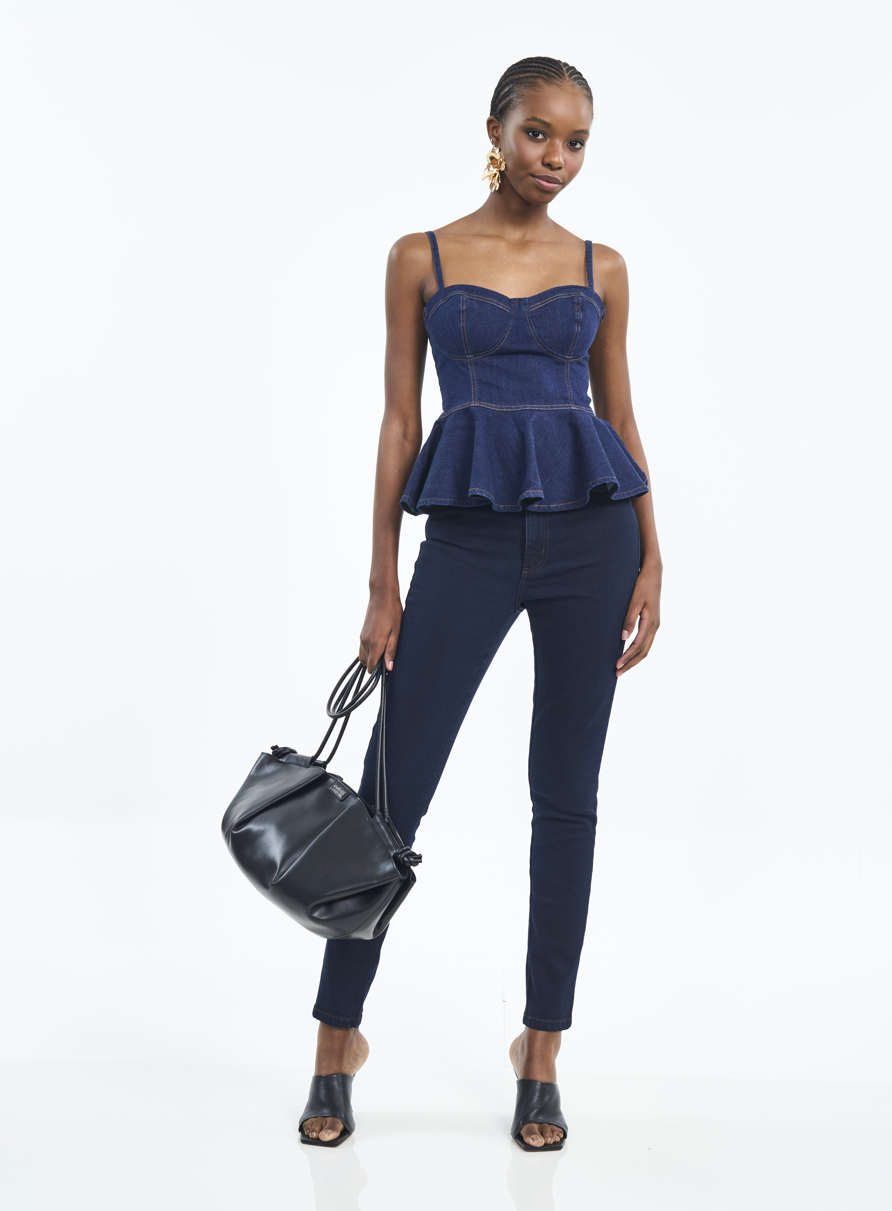 CALÇA JEANS BRUNA STRETCH 34 INDIGO