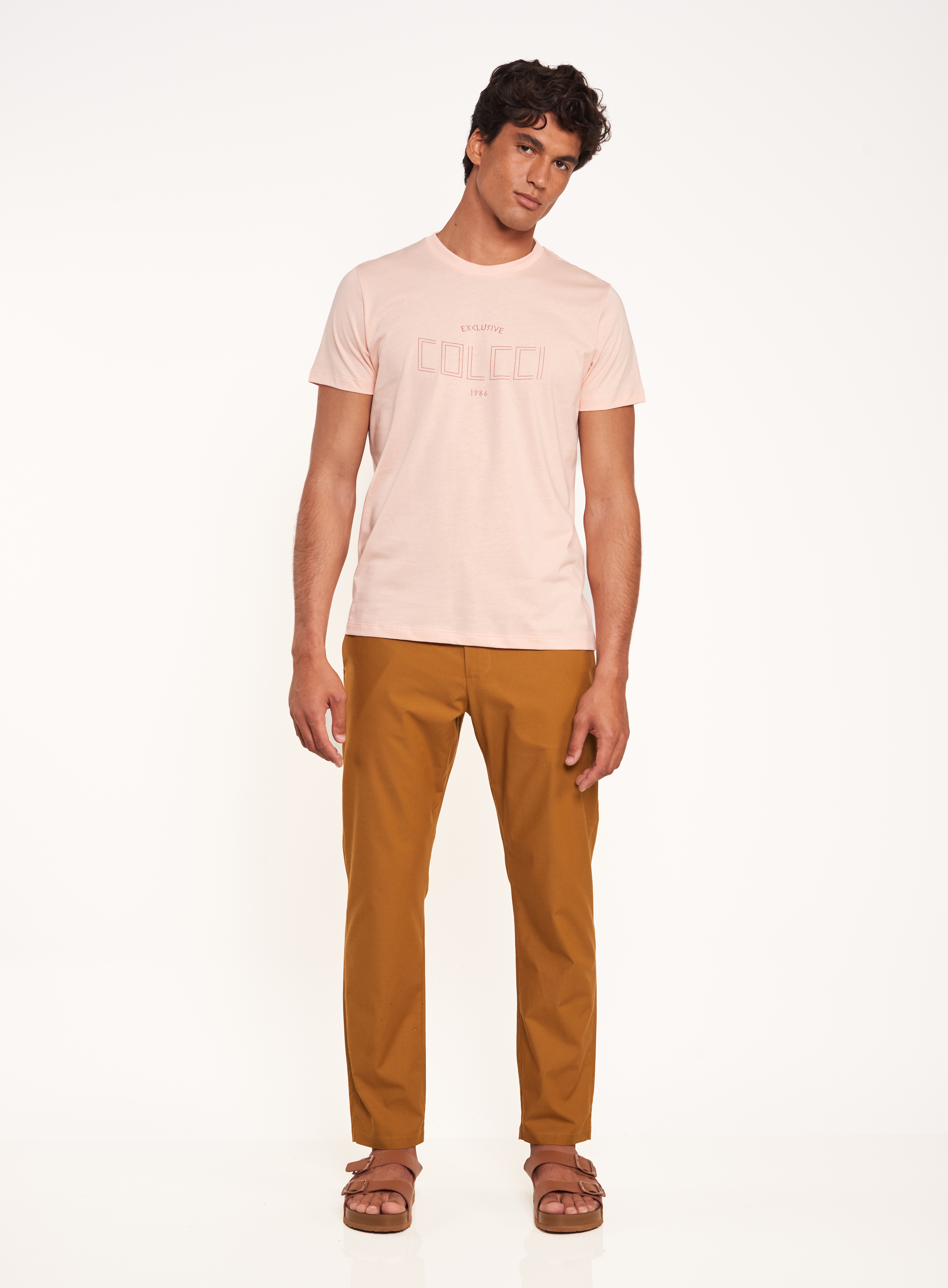 CAMISETA COLCCI G MARROM CARVALHO