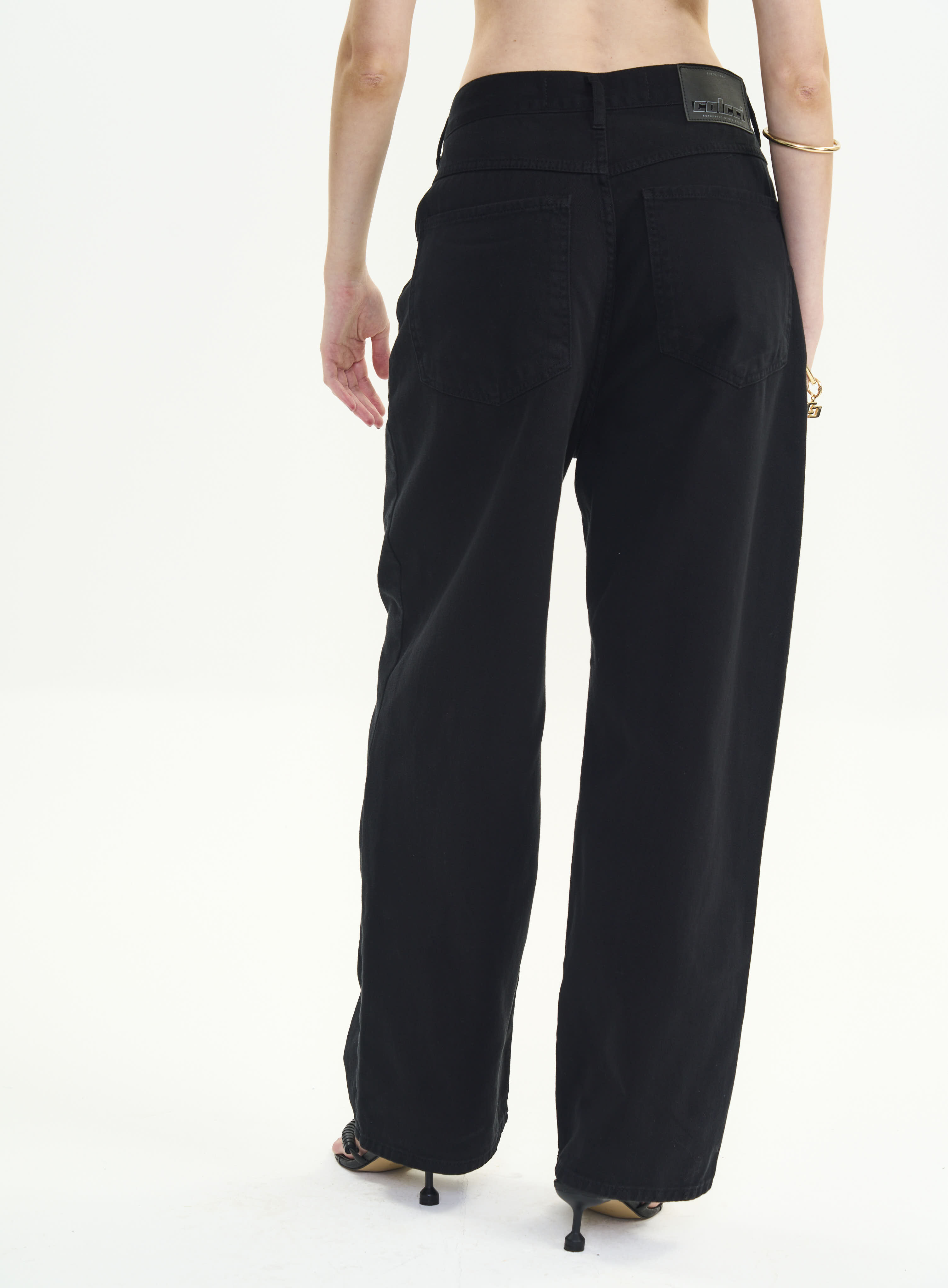 CALÇA SARJA LIVIA 34 PRETO