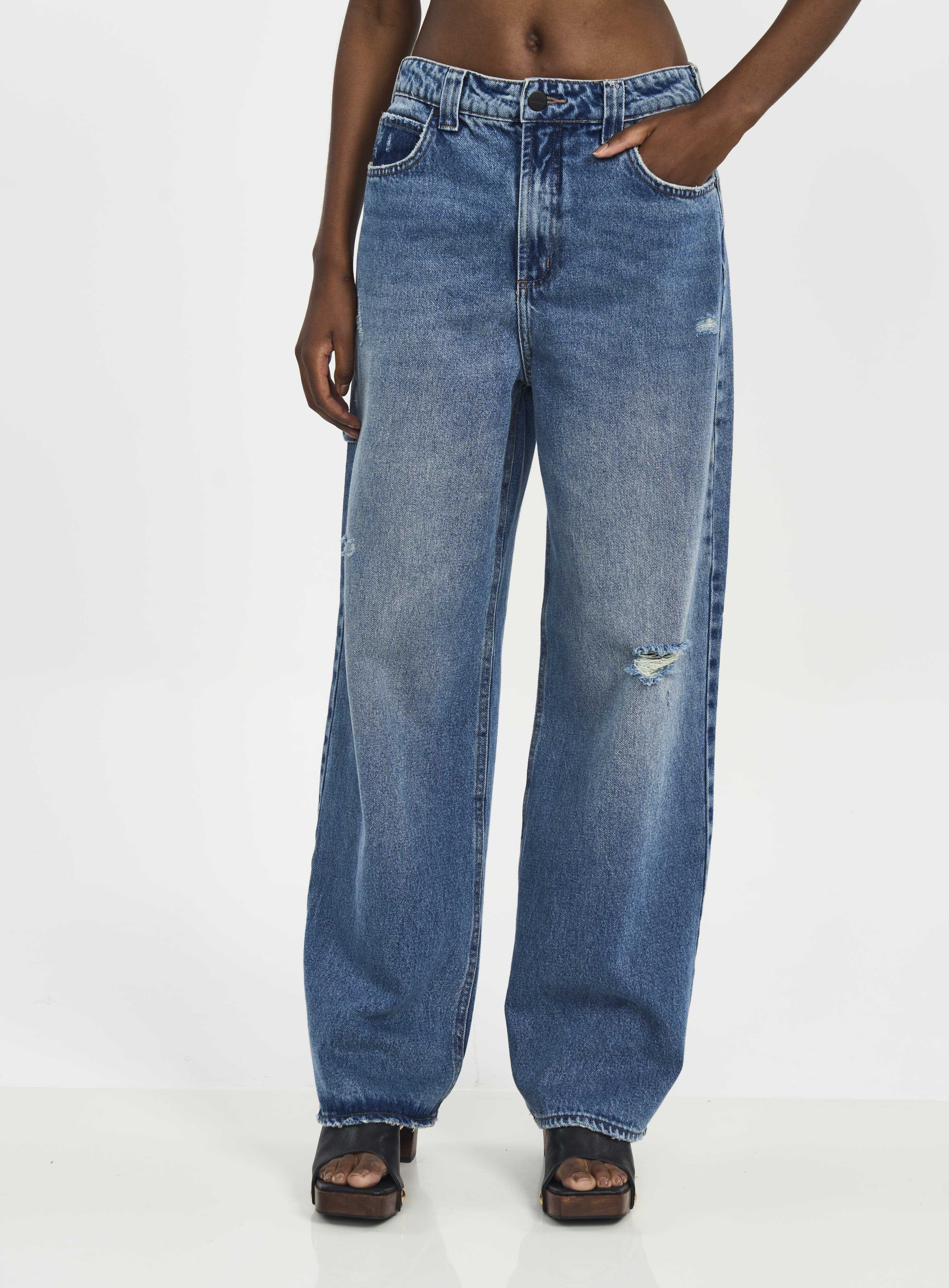 CALÇA JEANS BRUNA LOW 38 INDIGO