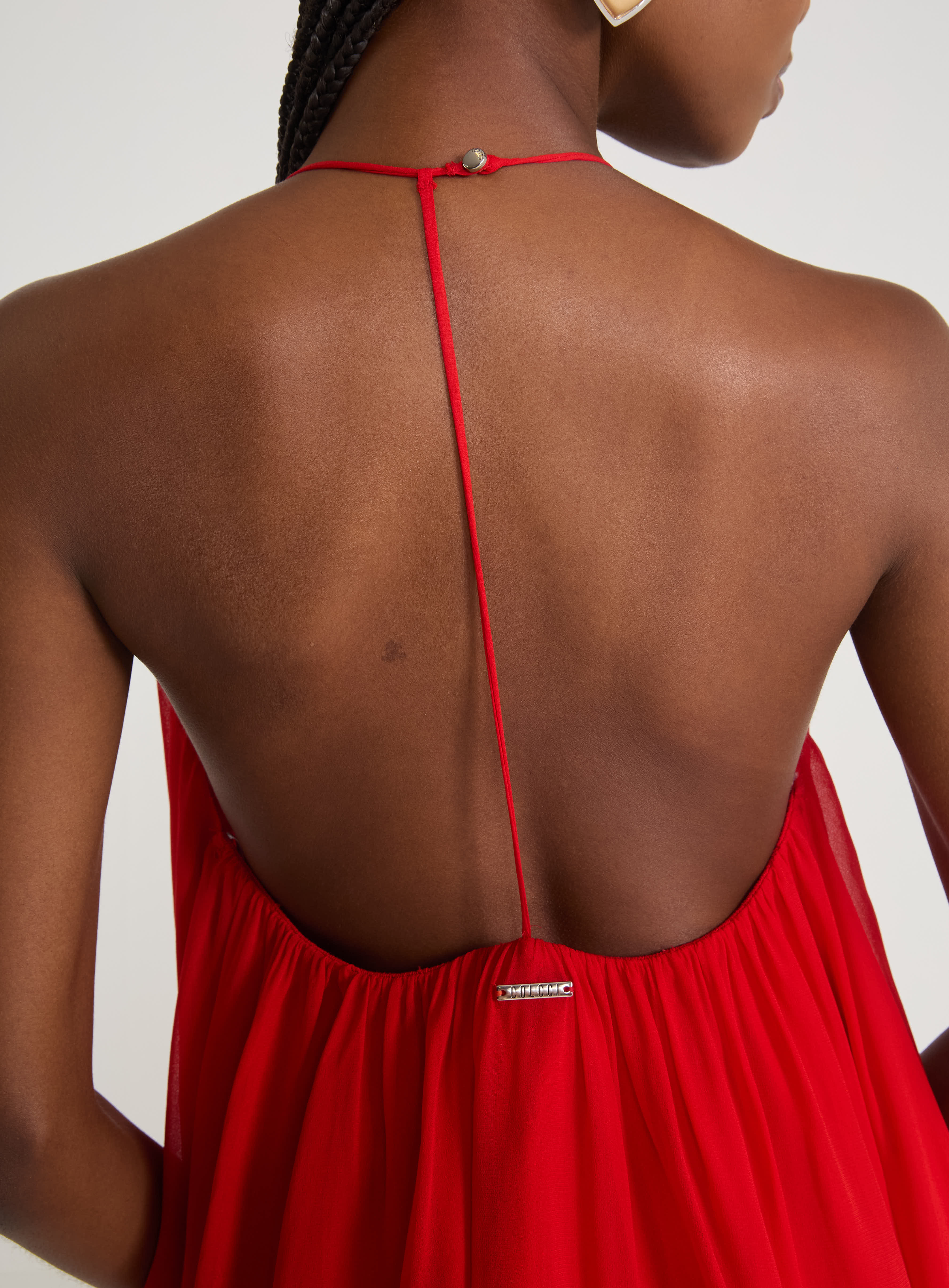 BLUSA COLCCI PP VERMELHO SPARKLY
