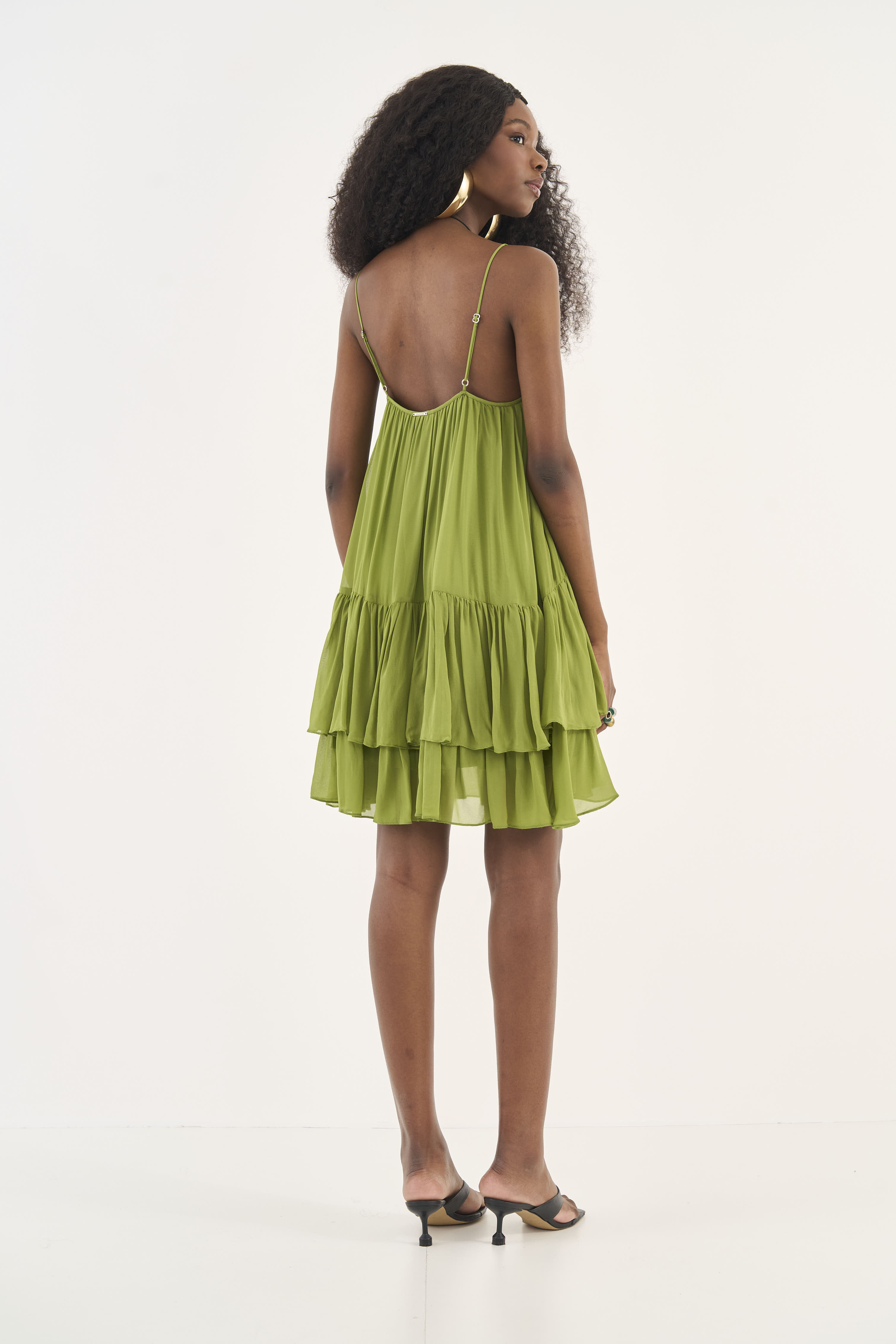VESTIDO COLCCI G VERDE YUCA