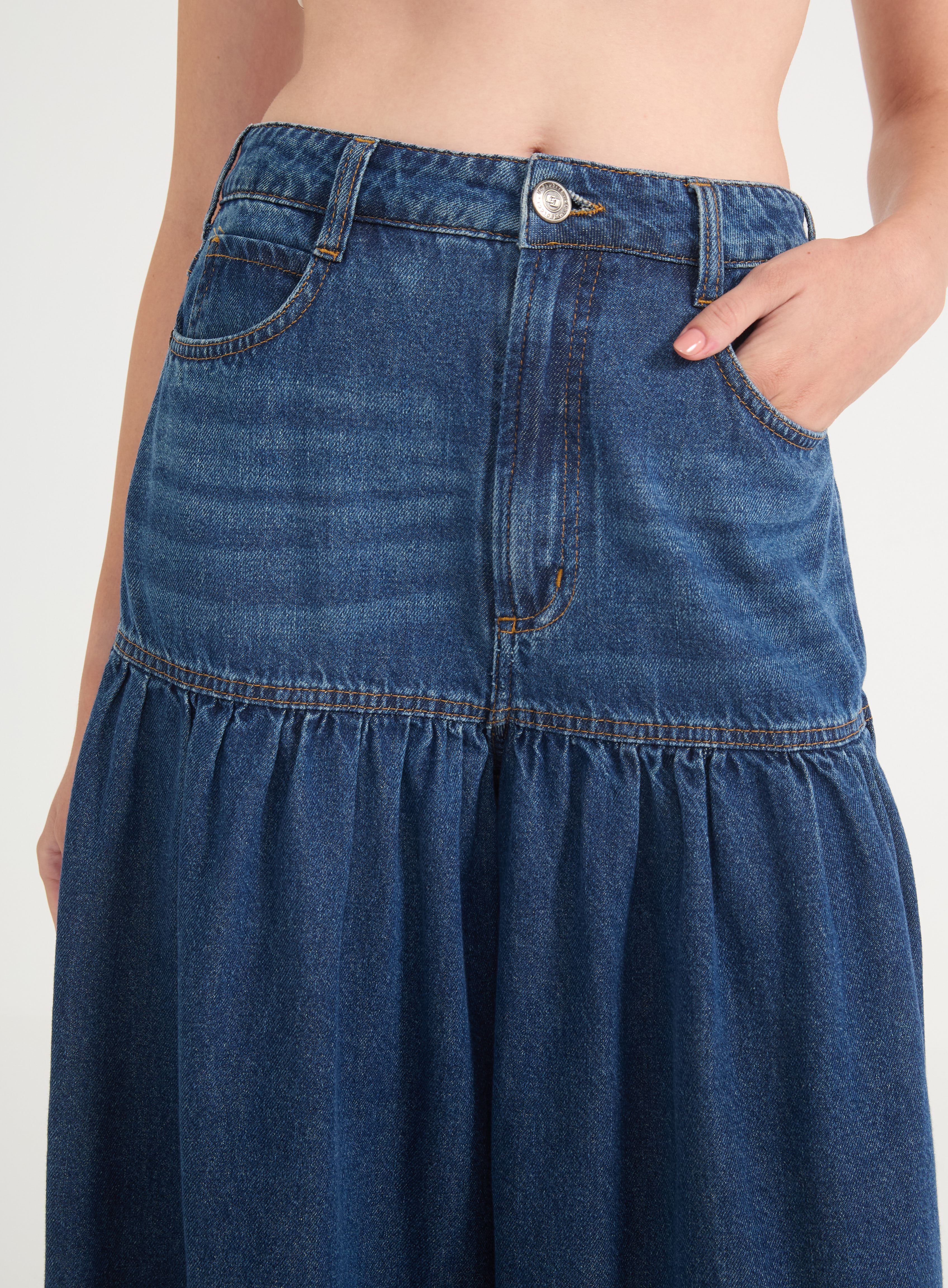 CALÇA JEANS SILVIA 34 INDIGO