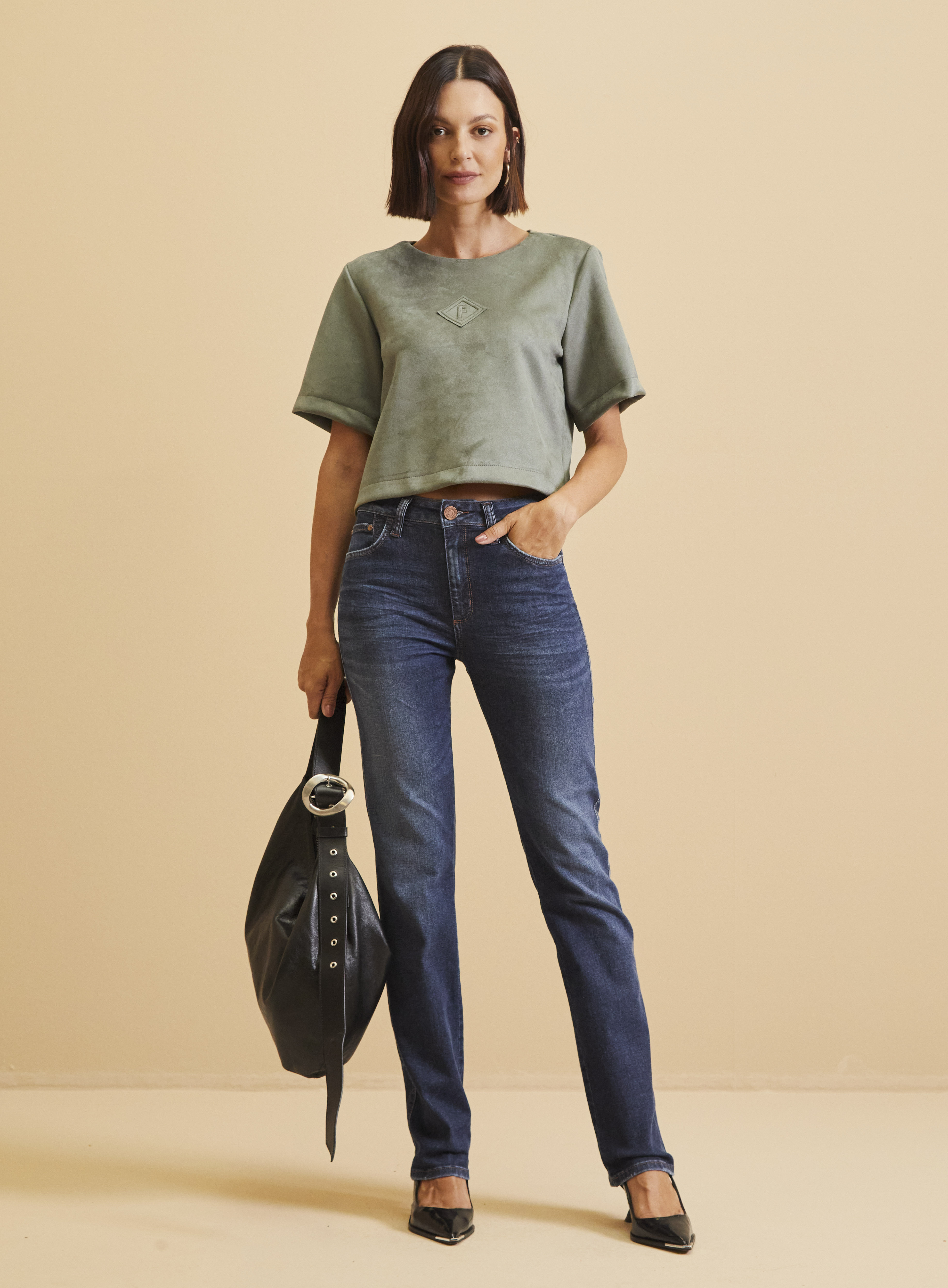 CALÇA JEANS MARISA 2 SLIM 38 INDIGO