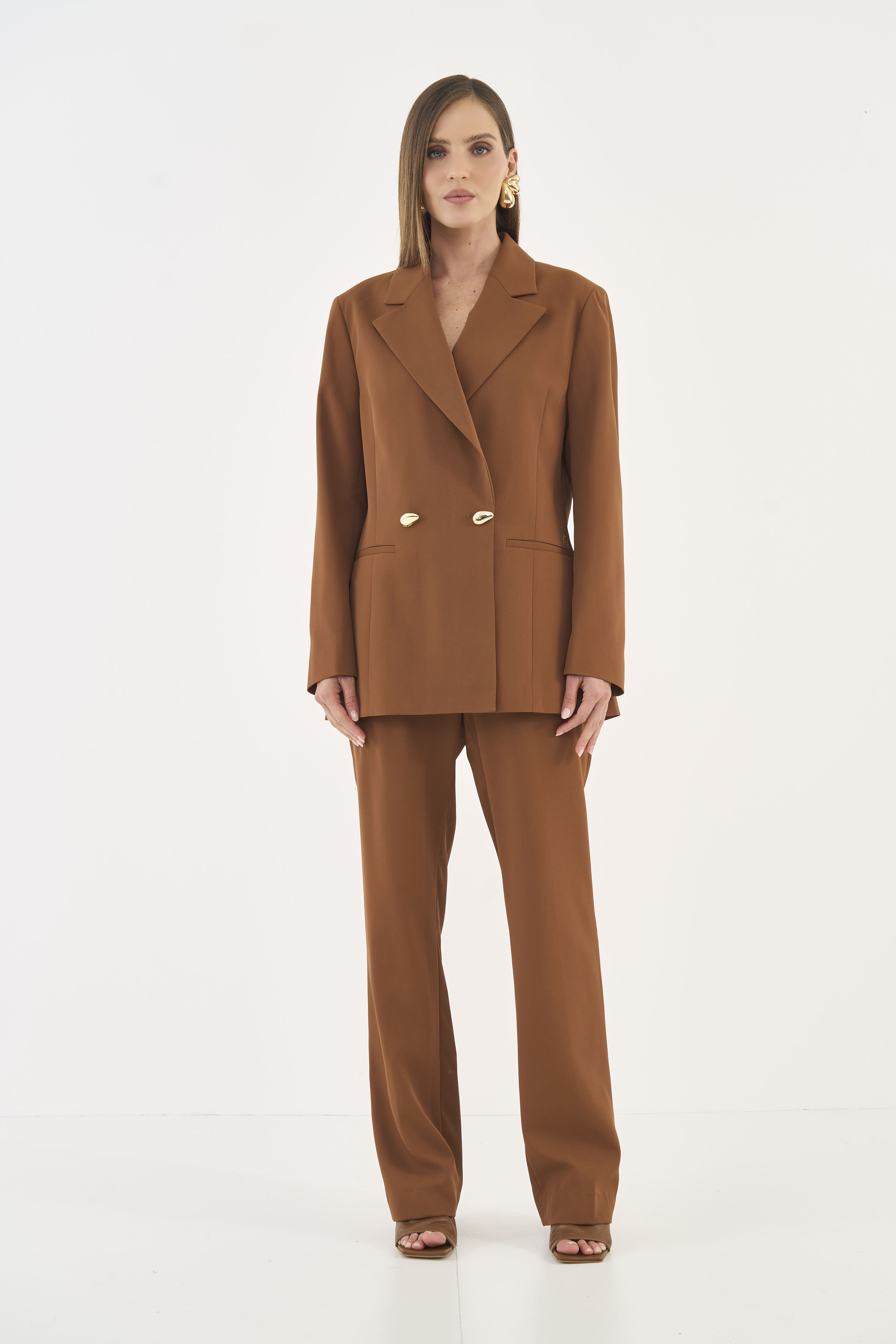 BLAZER COLCCI P MARROM CARVALHO