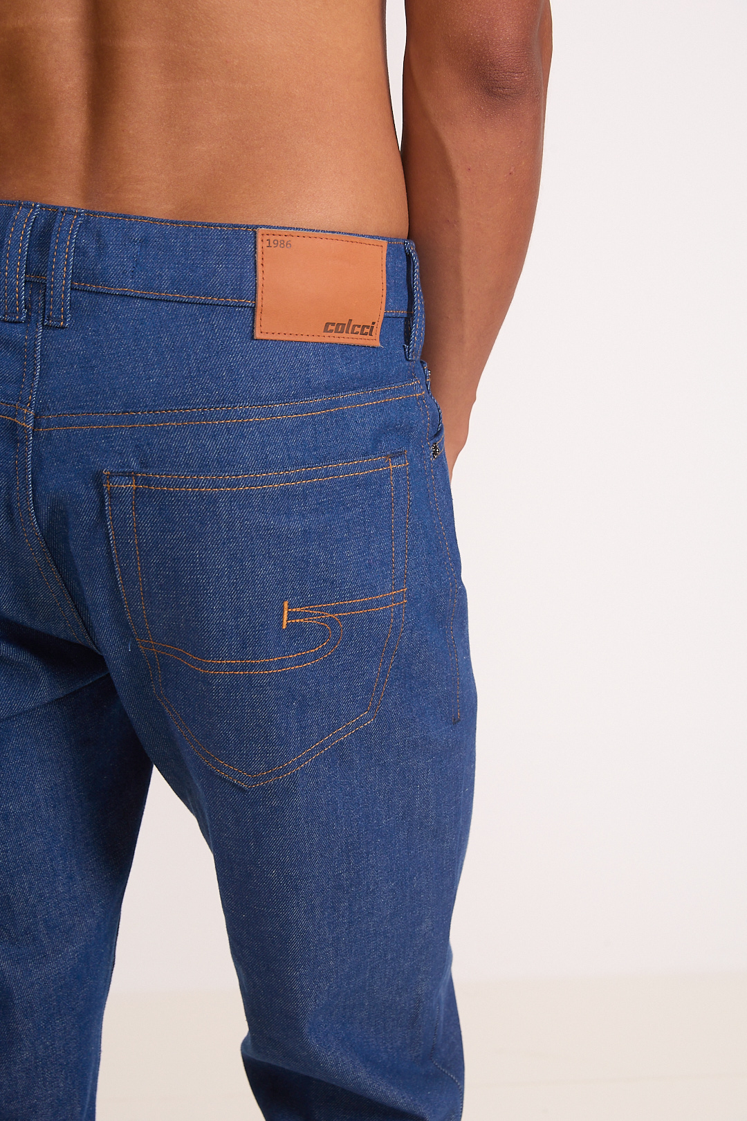 CALÇA JEANS RETA 42 INDIGO