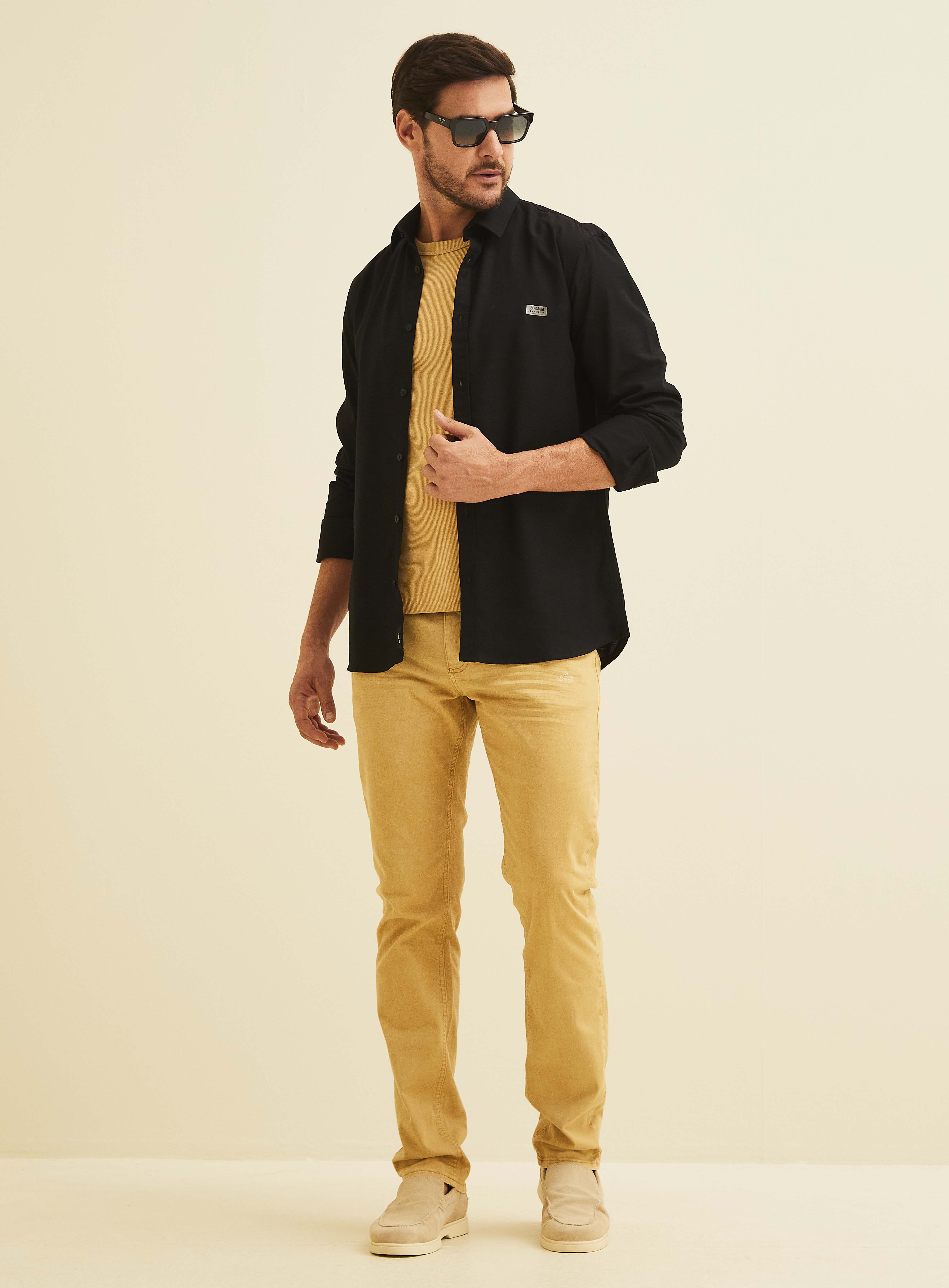 CAMISA SLIM FIT 4 PRETO