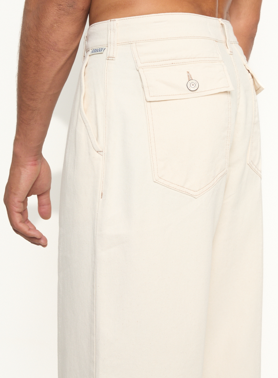 CALÇA SARJA BAGGY LONDON 42 OFF SHELL
