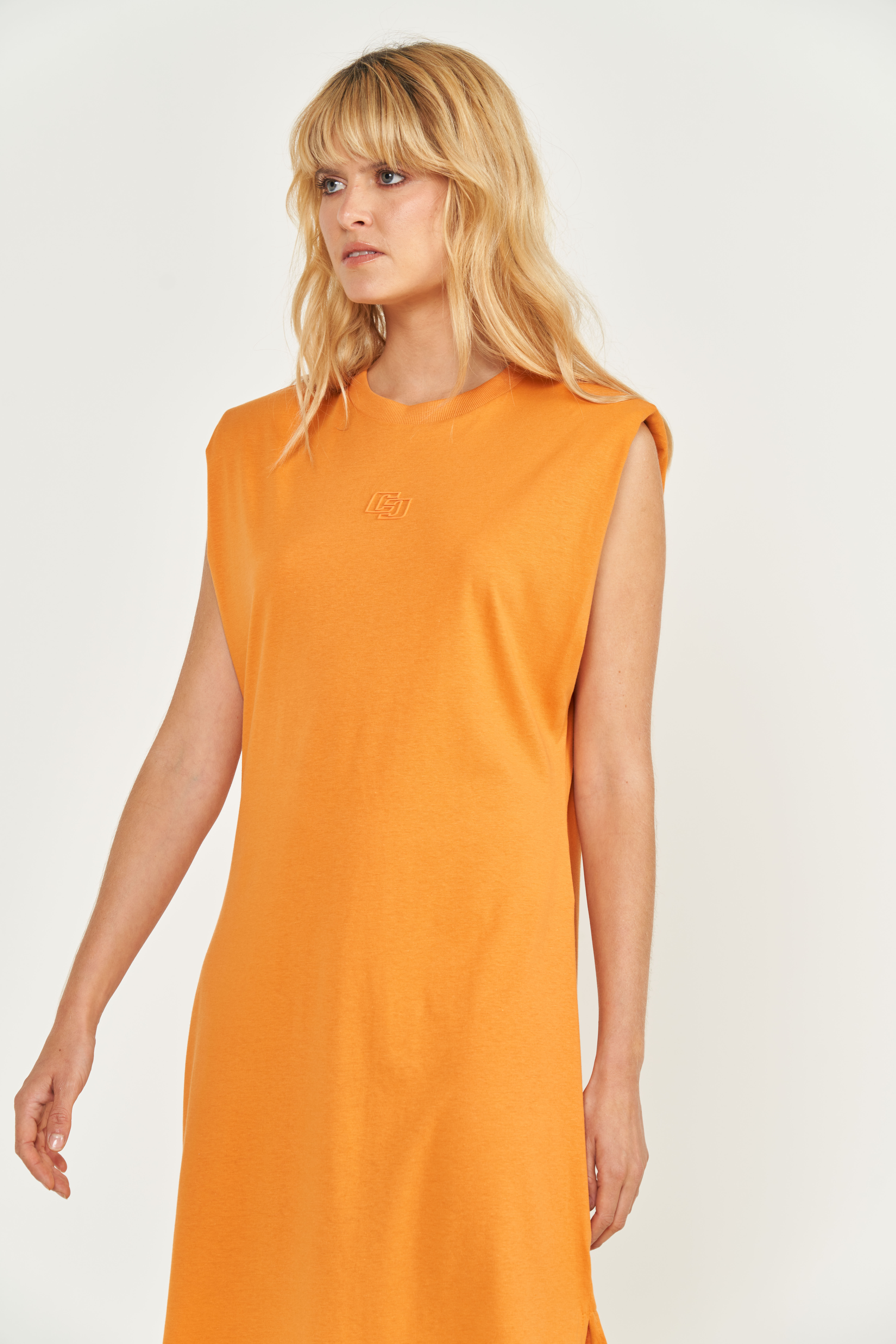 VESTIDO COLCCI P LARANJA ROAD TRIP