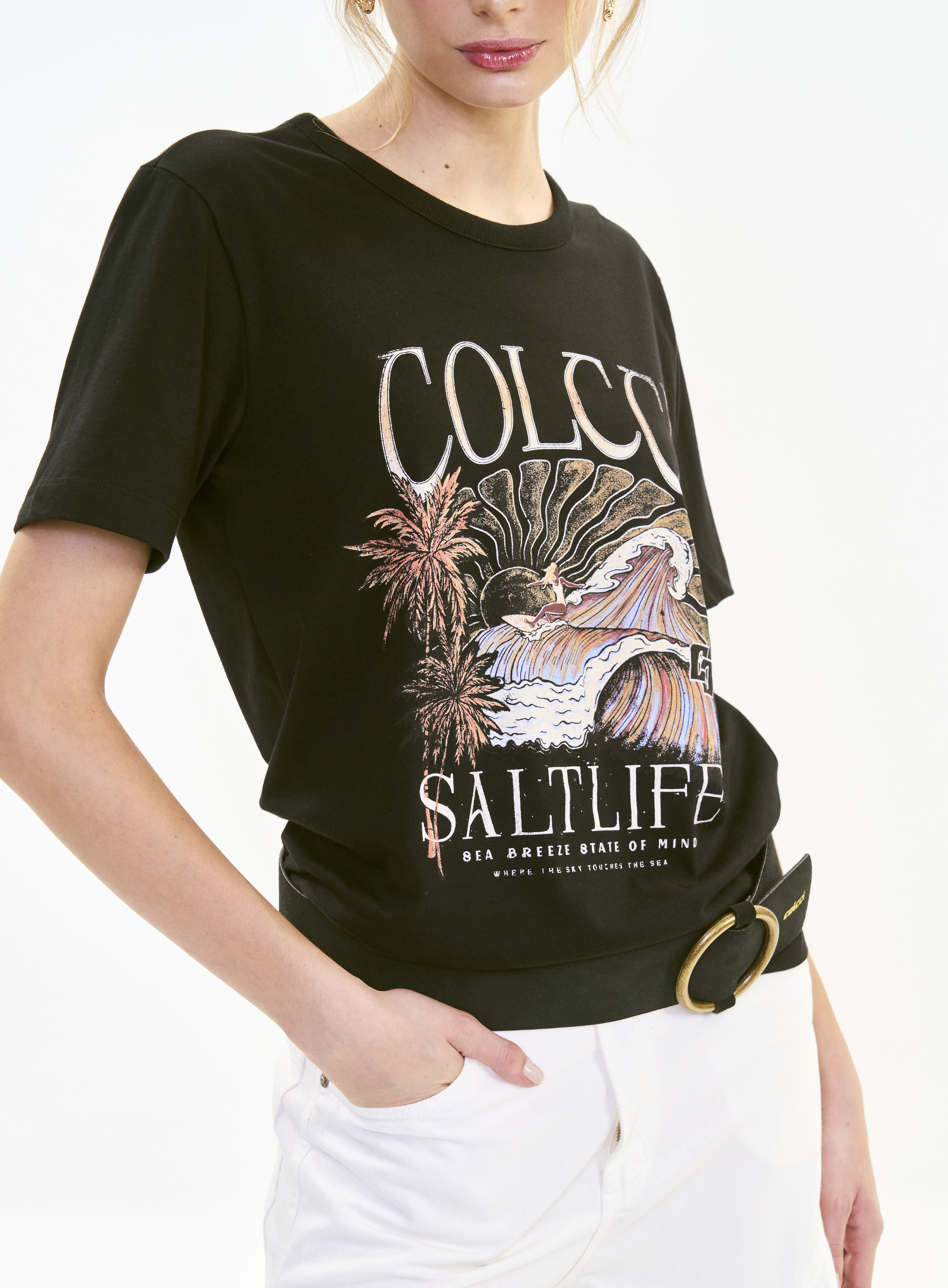 CAMISETA COLCCI GG PRETO