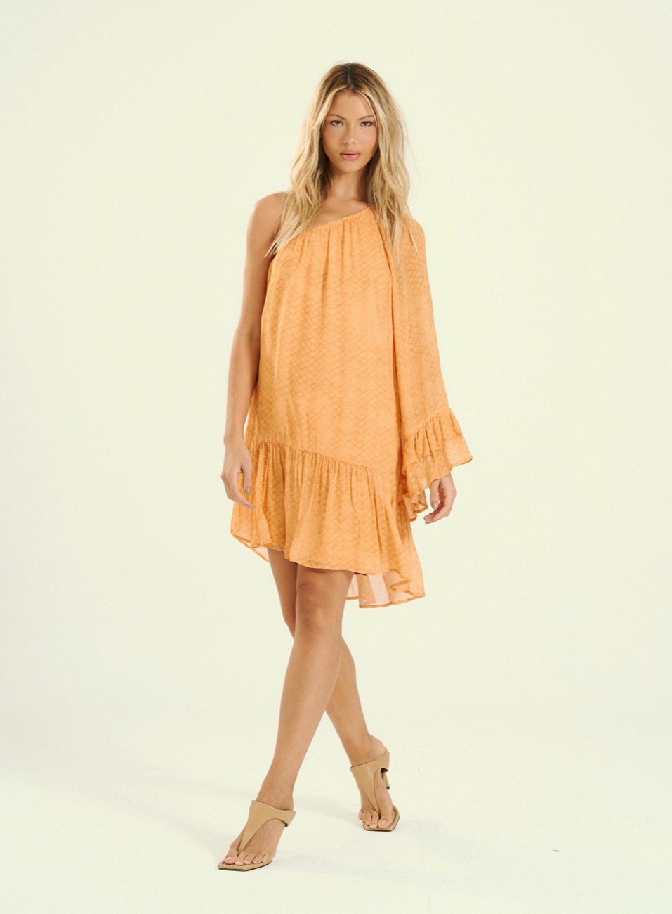 VESTIDO ESTAMPADO GG SAND SCALES