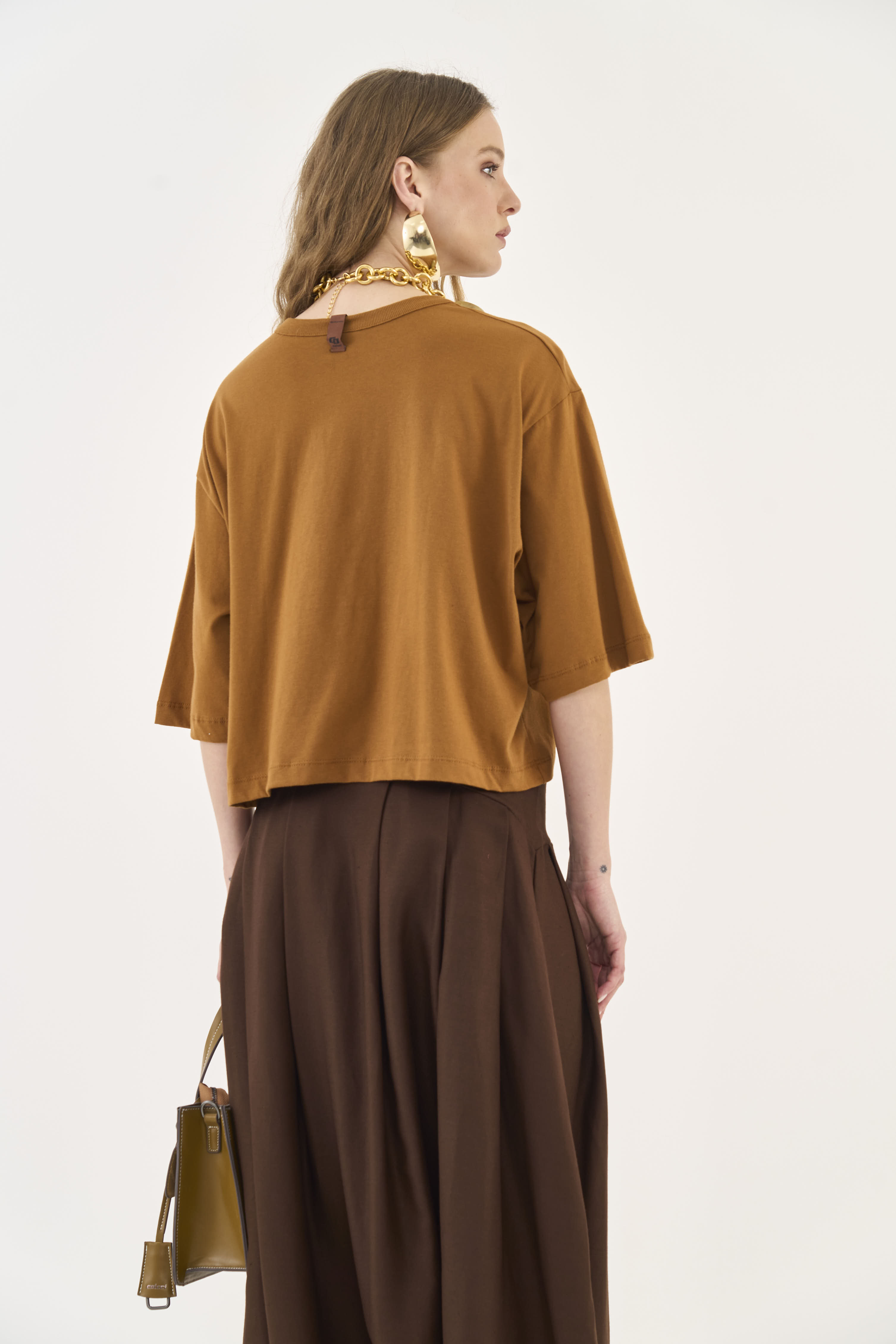 CAMISETA COLCCI M MARROM DROME
