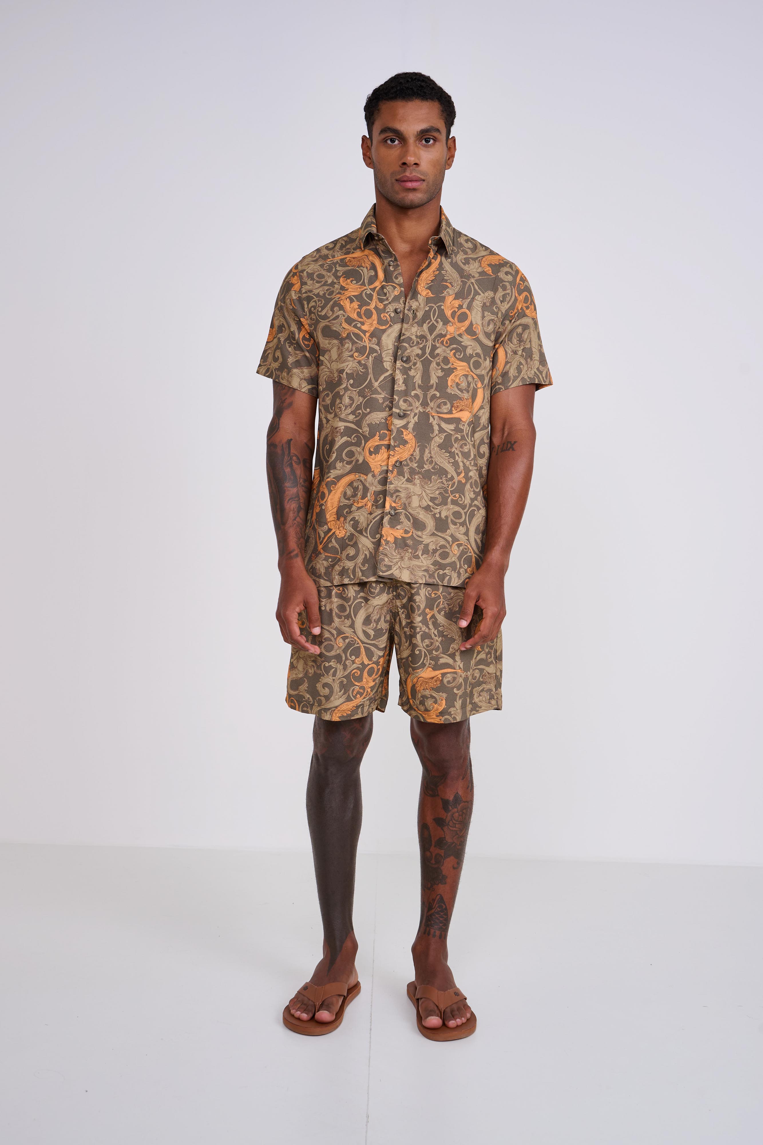 CAMISA ESTAMPADA RELAX PP SIRENA