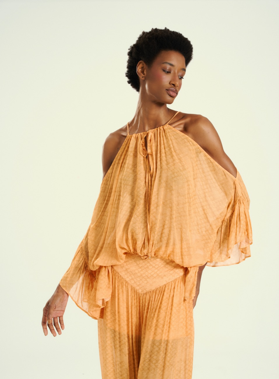 BLUSA ESTAMPADA GG SAND SCALES