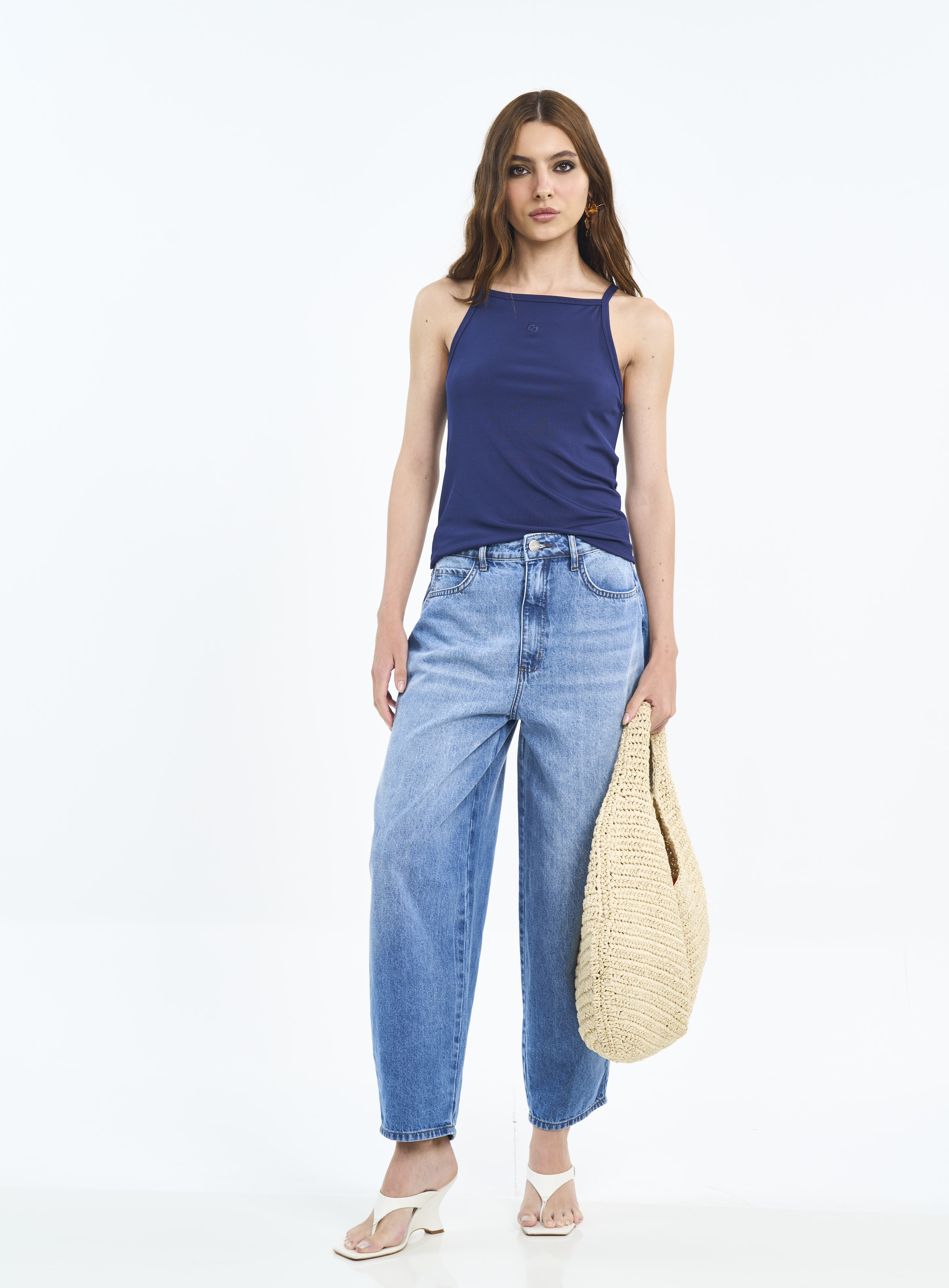 CALÇA JEANS JOANA BARRIL 34 INDIGO